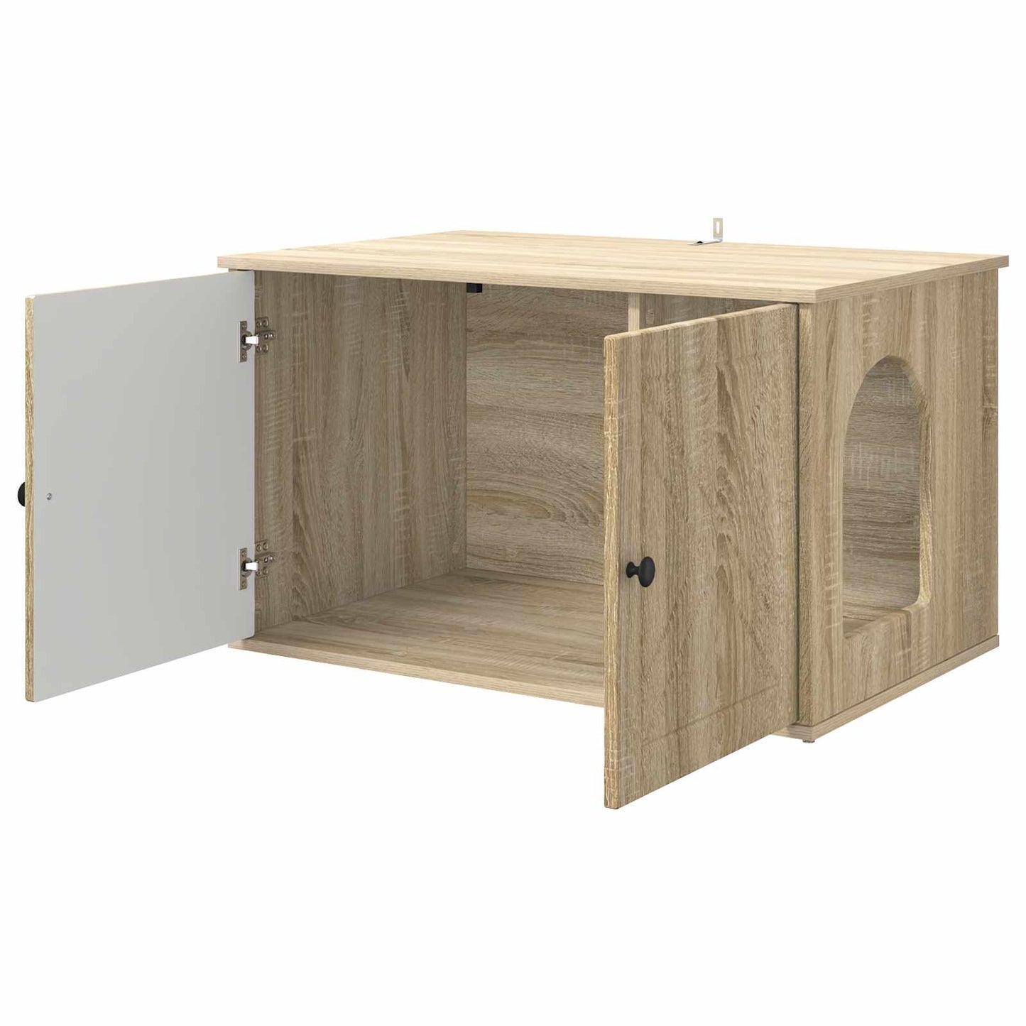 Katt Hus Sonoma 85 x 55 x 50,5 cm Konstruert tre