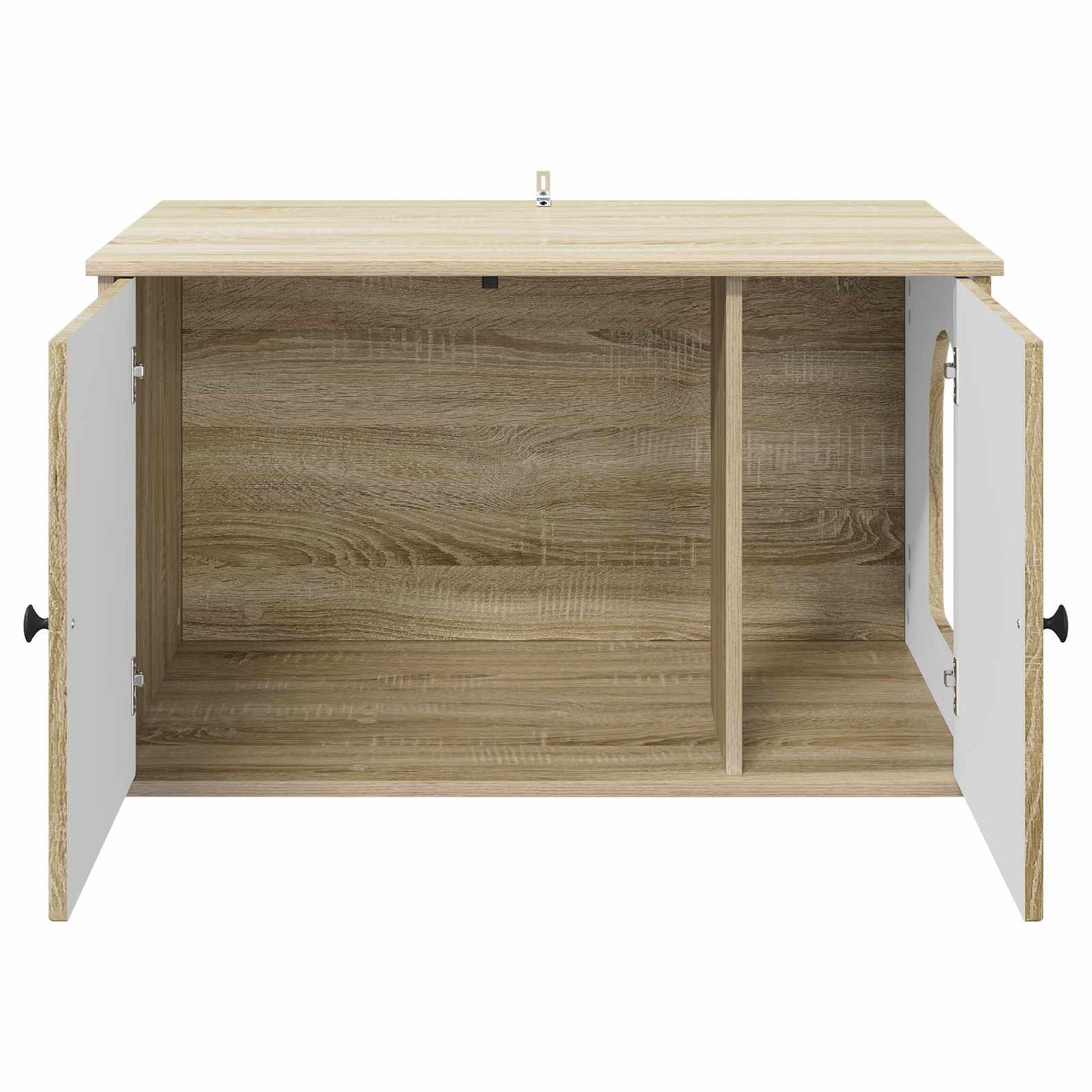 Katt Hus Sonoma 85 x 55 x 50,5 cm Konstruert tre