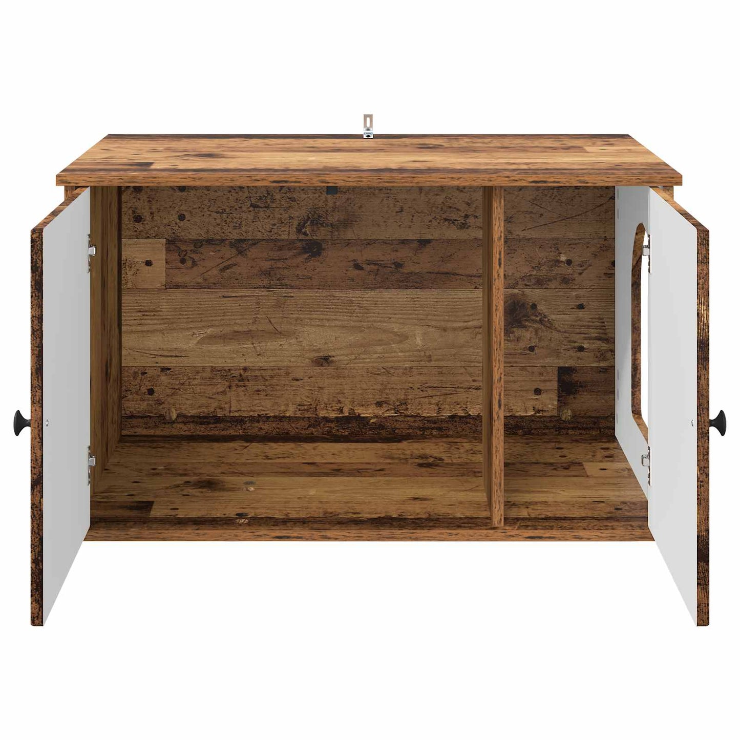 Katt Hus Gammelt tre 85 x 55 x 50 cm Konstruert tre