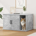 Katt Hus Betong 85 x 55 x 50 cm Konstruert tre