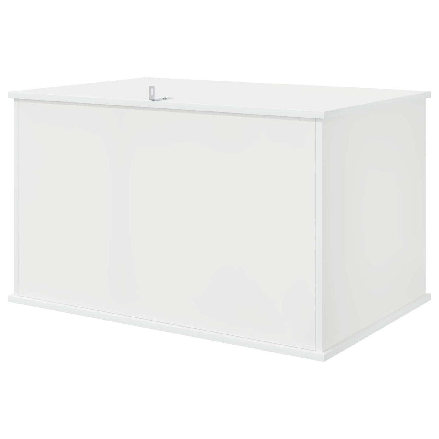 Katt Hus Glanset Hvit 85 x 55 x 50 cm Konstruert tre