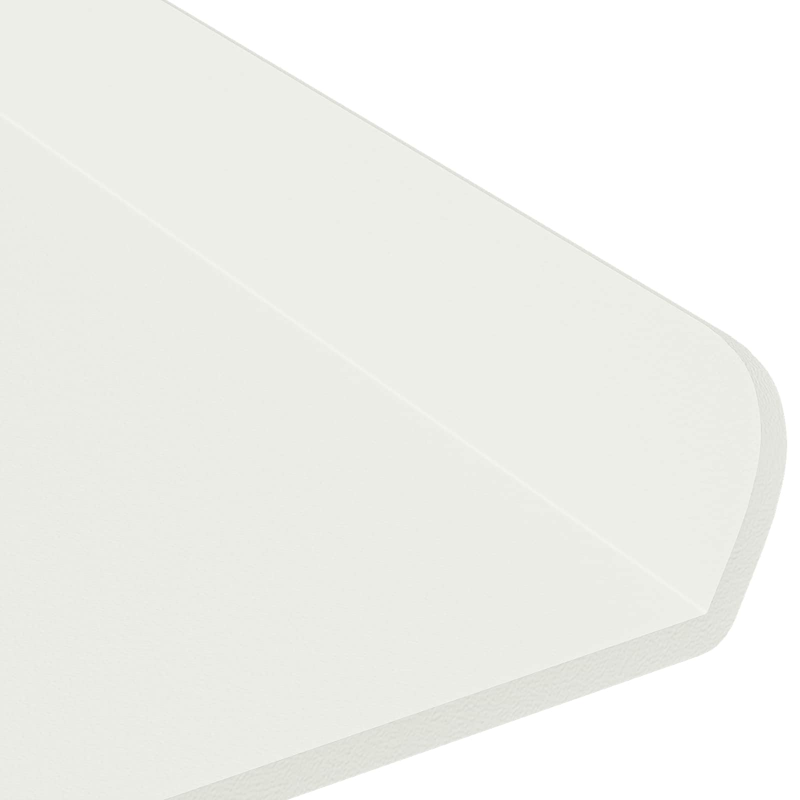 Vegghylle med hylle Veggmontert 3 pcs Hvit 40 x 9 x 2,5 cm vidaXL