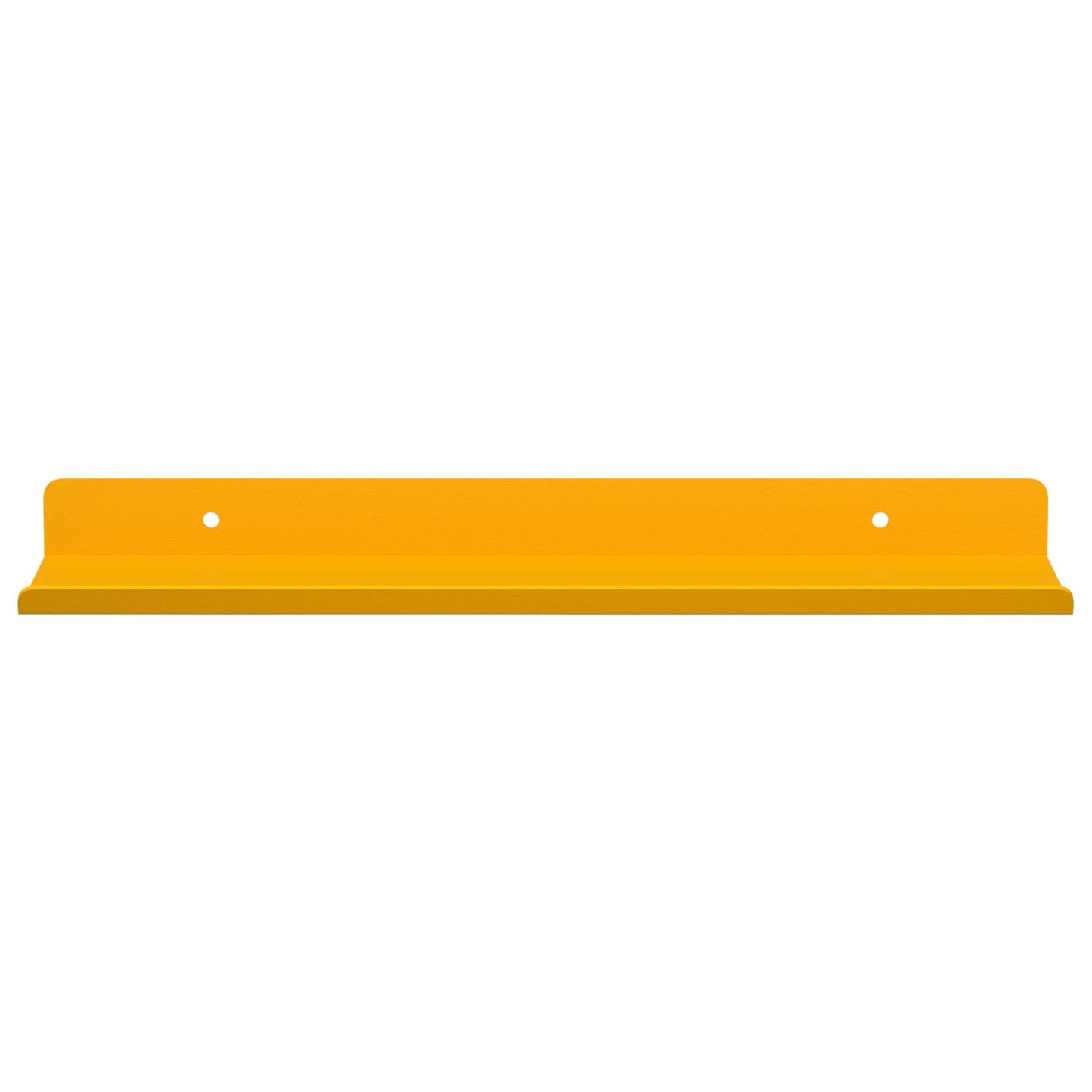 Flytende hylle 4 pcs Sennepsgul 30 x 9 x 2,5 cm Stål