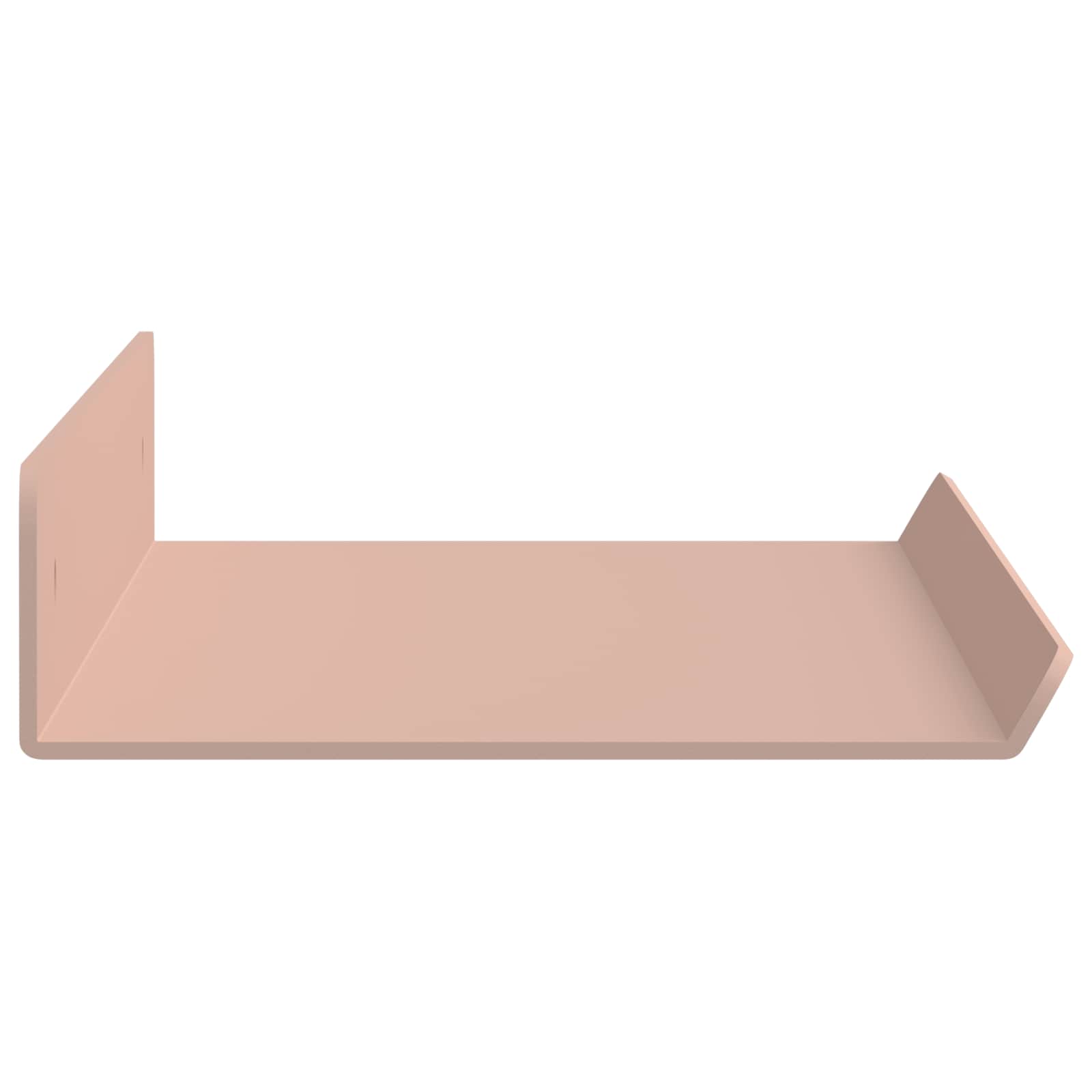 Vegghylle med hylle Veggmontert 4 pcs Rosa 40 x 9 x 2,5 cm vidaXL