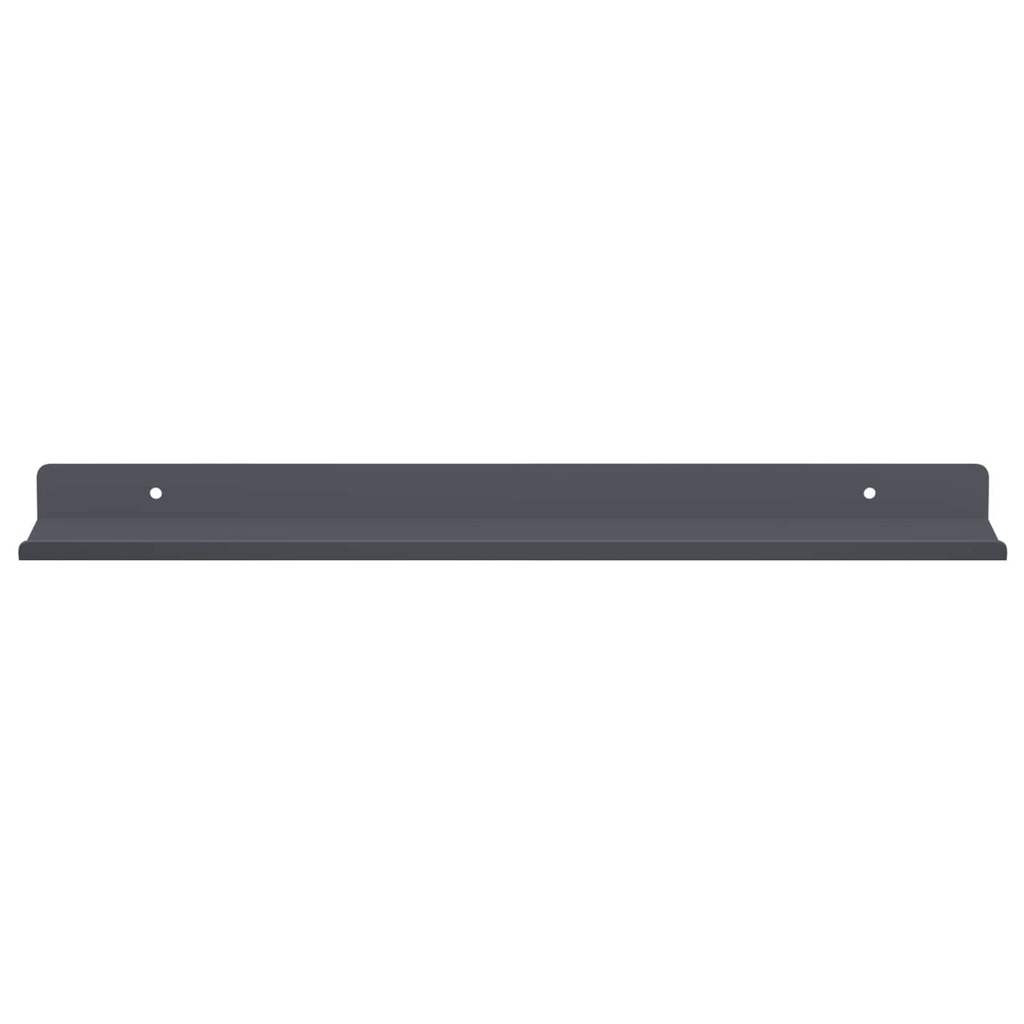 Vegghylle med hylle Veggmontert 4 pcs Antrasitt 40 x 9 x 2,5 cm vidaXL