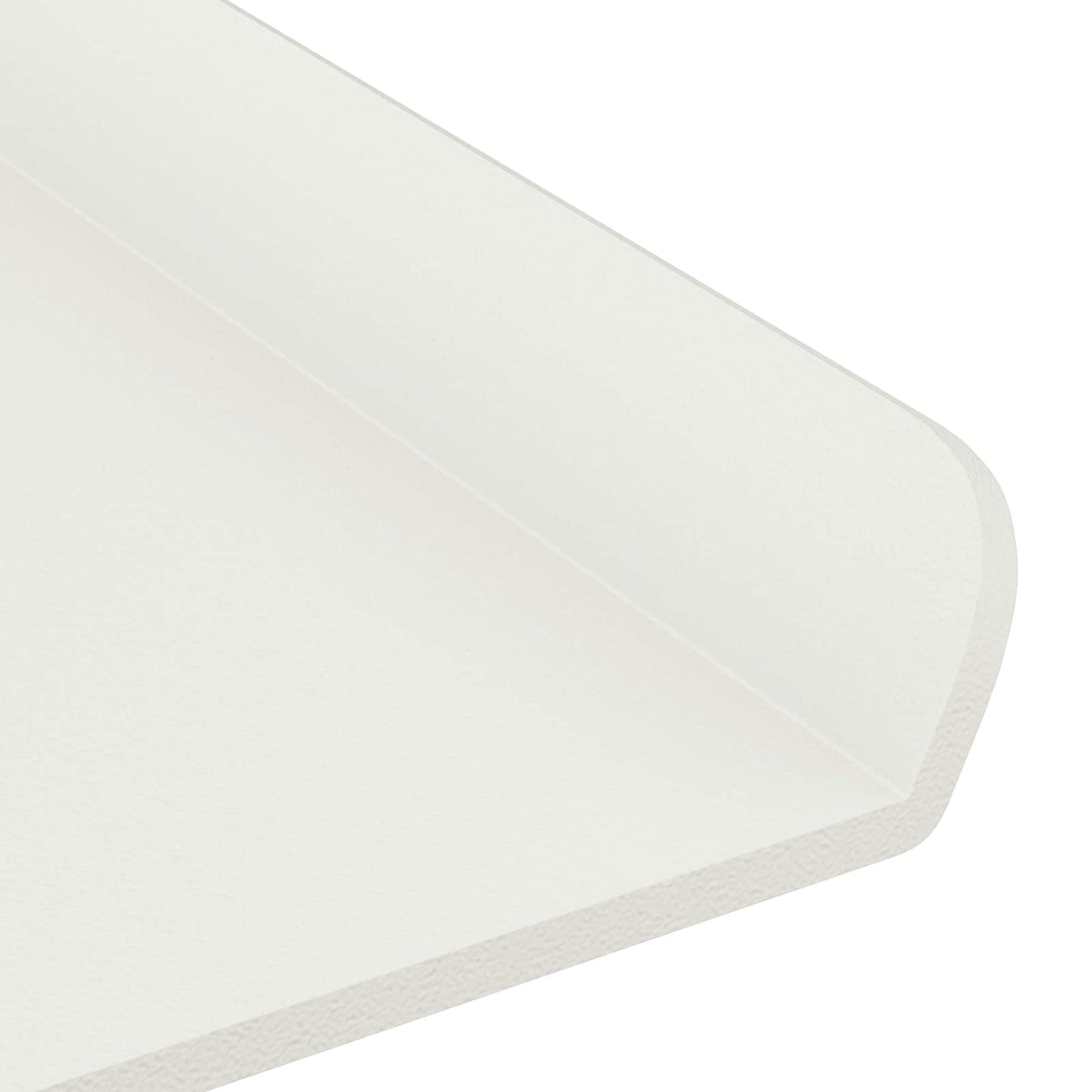 Vegghylle med hylle Veggmontert 4 pcs Hvit 40 x 9 x 2,5 cm vidaXL