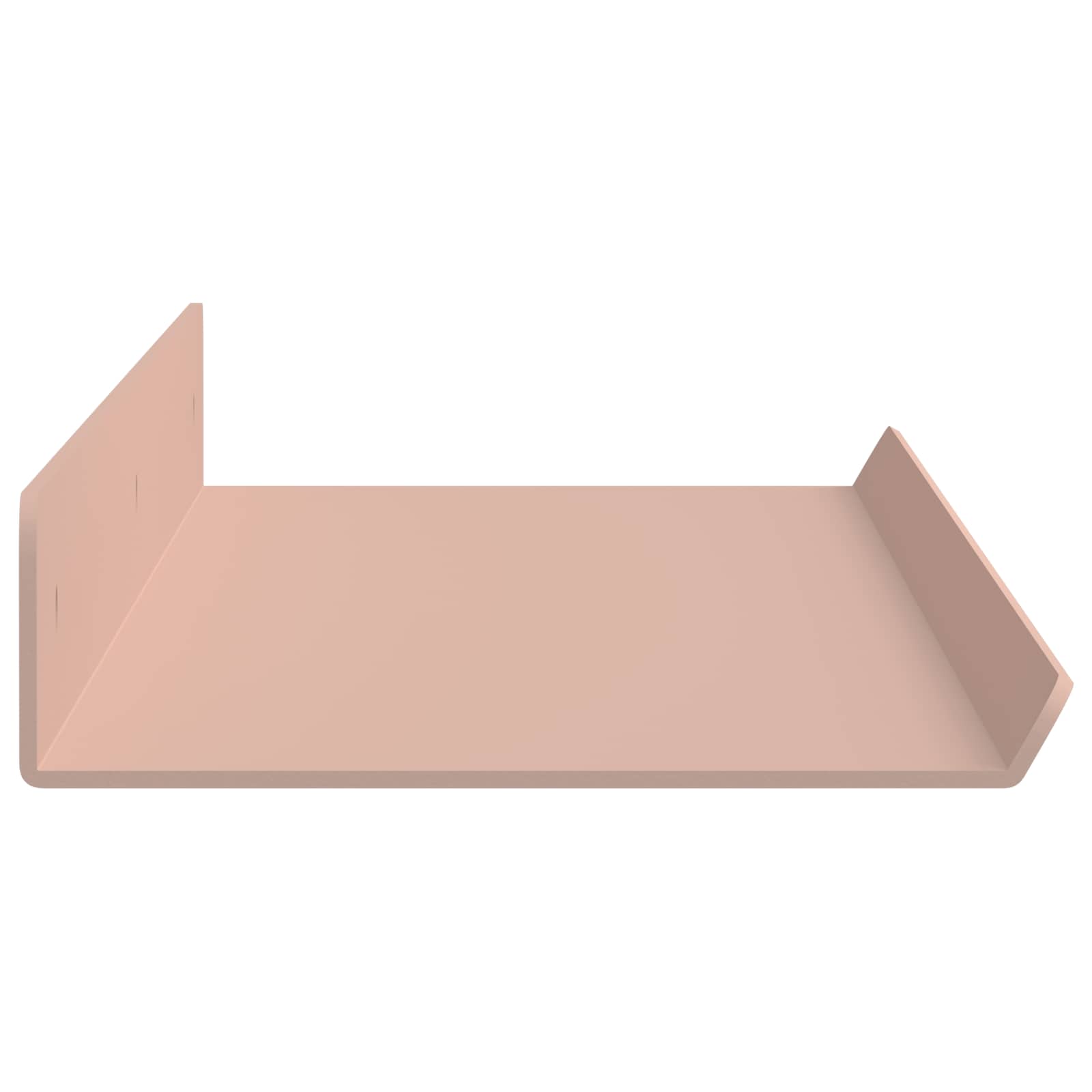 Vegghylle med hylle Veggmontert 2 pcs Rosa 60 x 9 x 2,5 cm vidaXL