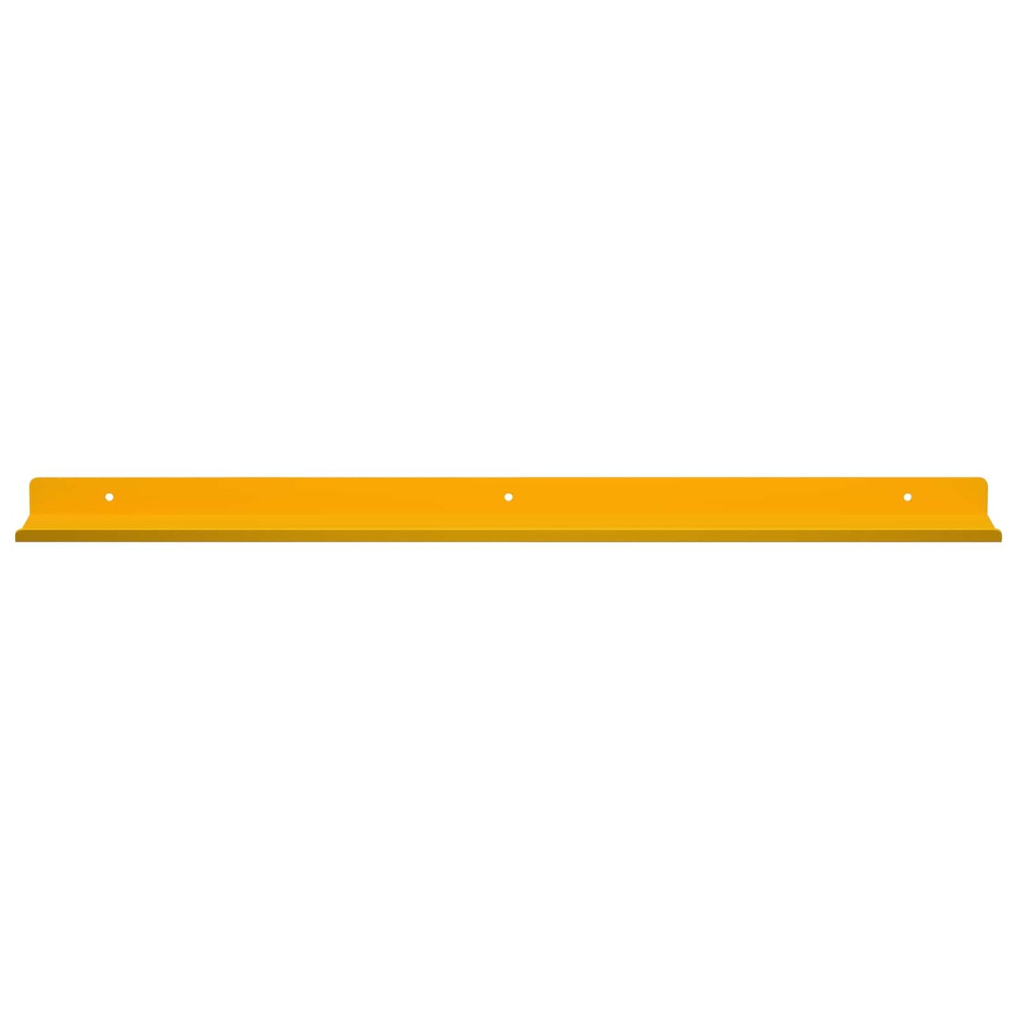 Vegghylle med hylle 4 pcs Sennepsgul 60 x 9 x 2,5 cm vidaXL