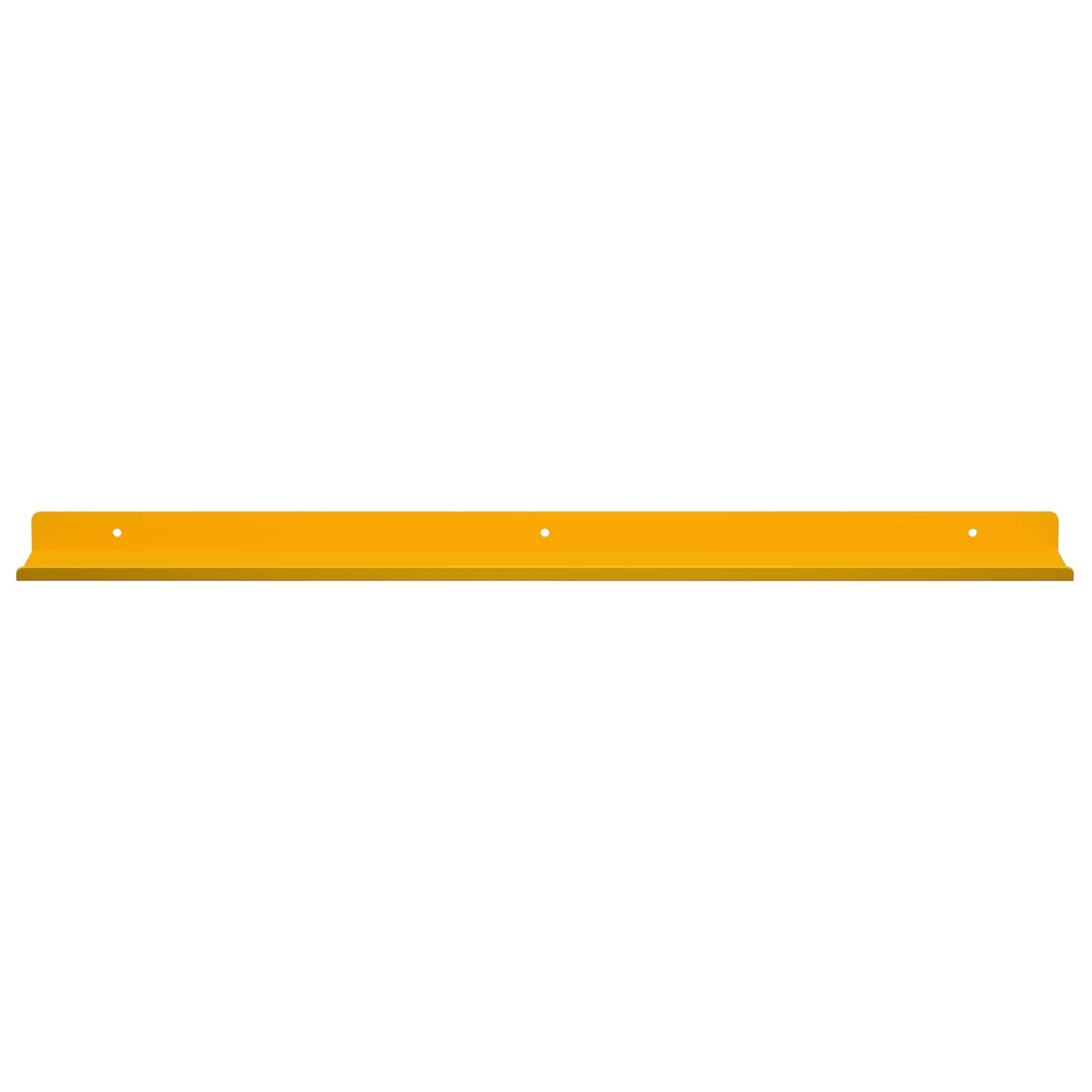 Vegghylle med hylle 4 pcs Sennepsgul 60 x 9 x 2,5 cm vidaXL