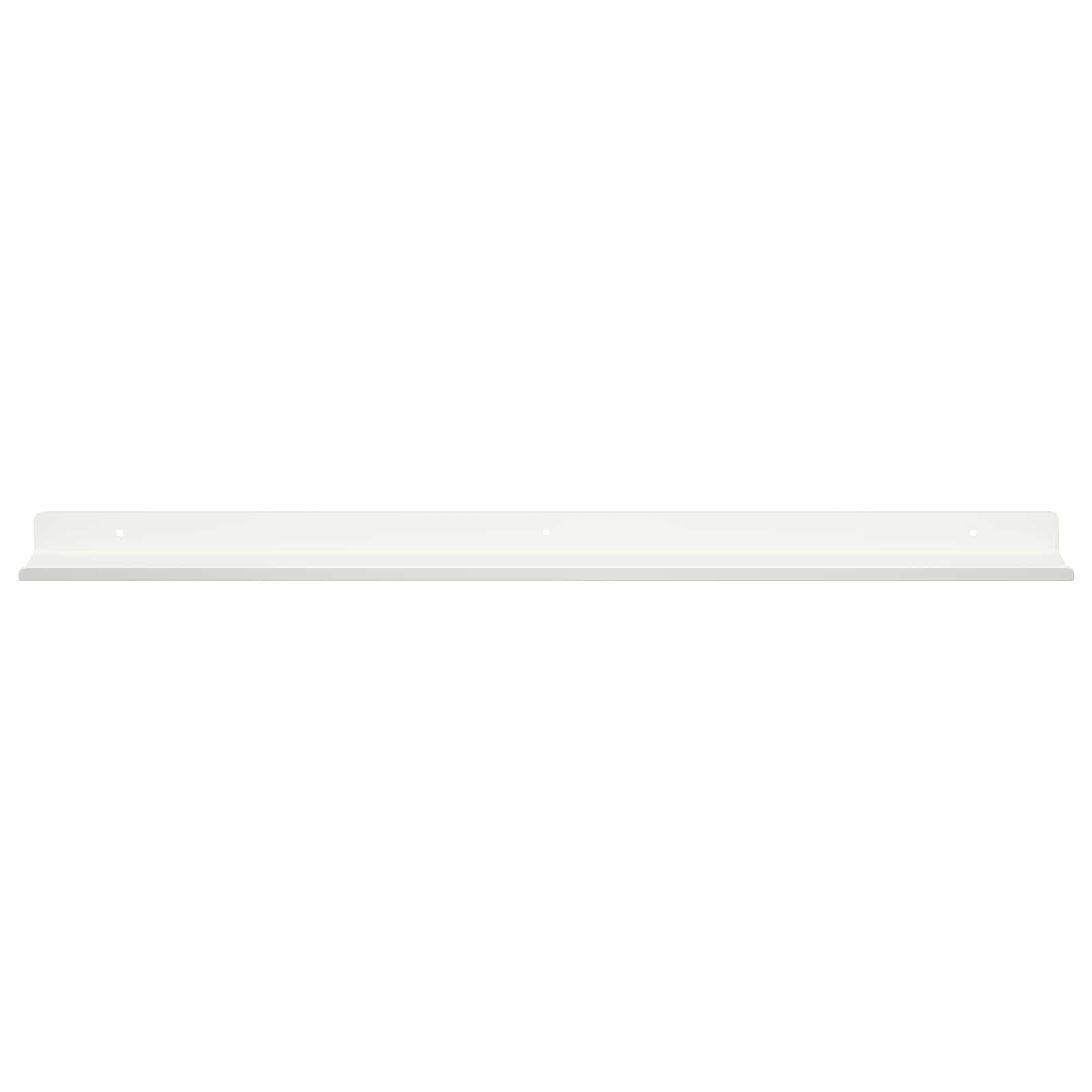 Vegghylle med hylle Veggmontert 2 pcs Hvit 60 x 9 x 2,5 cm vidaXL