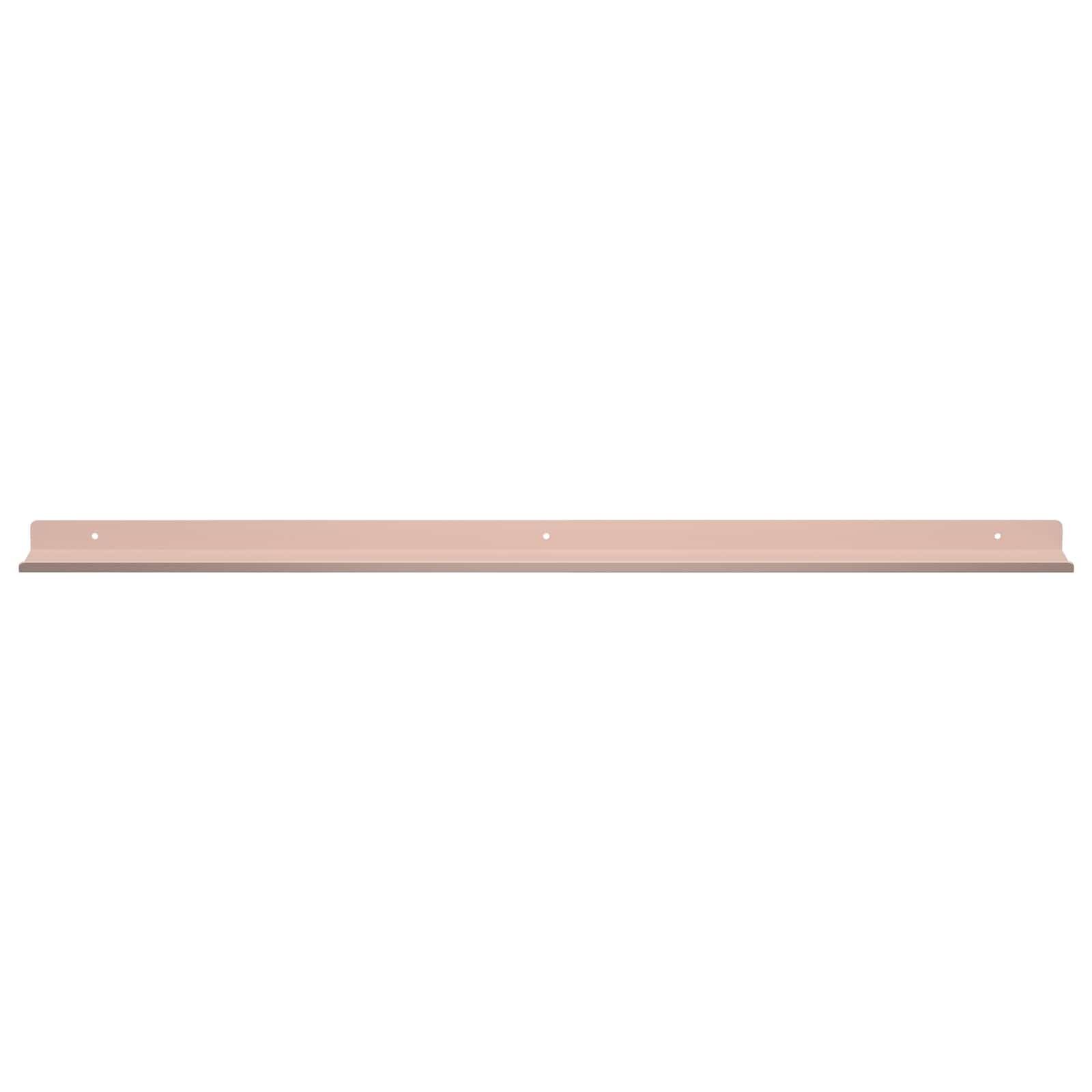 Vegghylle med hylle Veggmontert 2 pcs Rosa 80 x 9 x 2,5 cm vidaXL