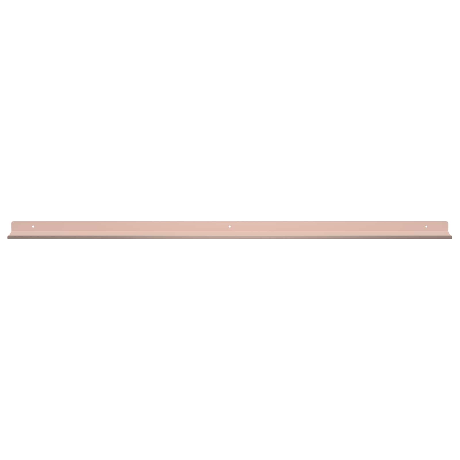 Vegghylle med hylle Veggmontert 2 pcs Rosa 100 x 9 x 2,5 cm vidaXL