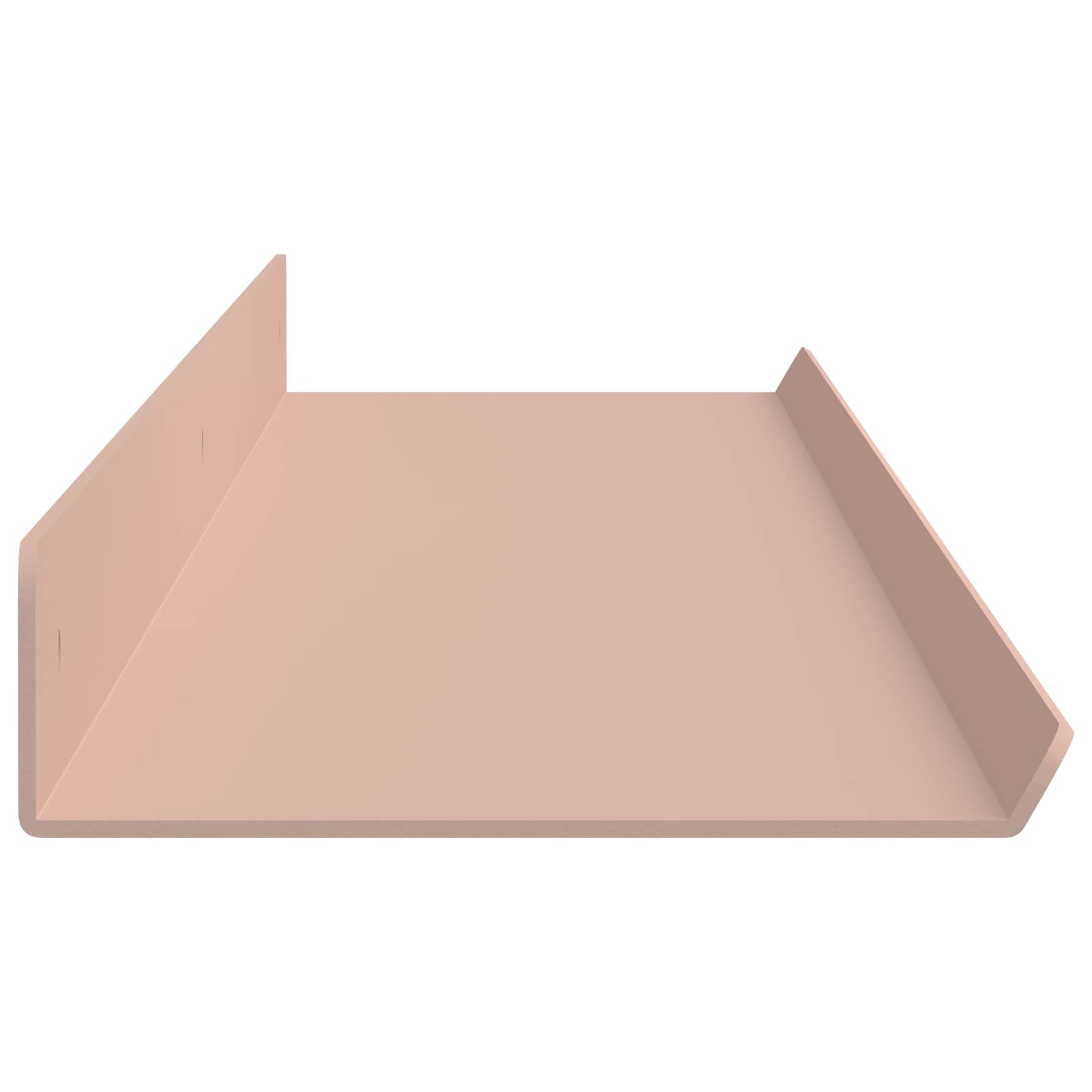 Vegghylle med hylle Veggmontert 2 pcs Rosa 100 x 9 x 2,5 cm vidaXL