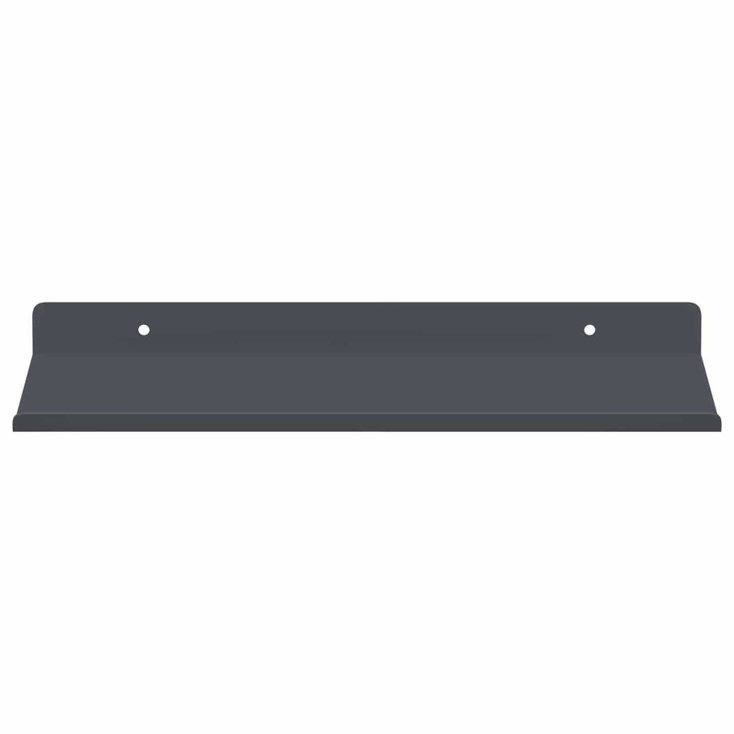 Vegghylle med hylle 4 pcs Antrasitt 30 x 18 x 2,5 cm vidaXL