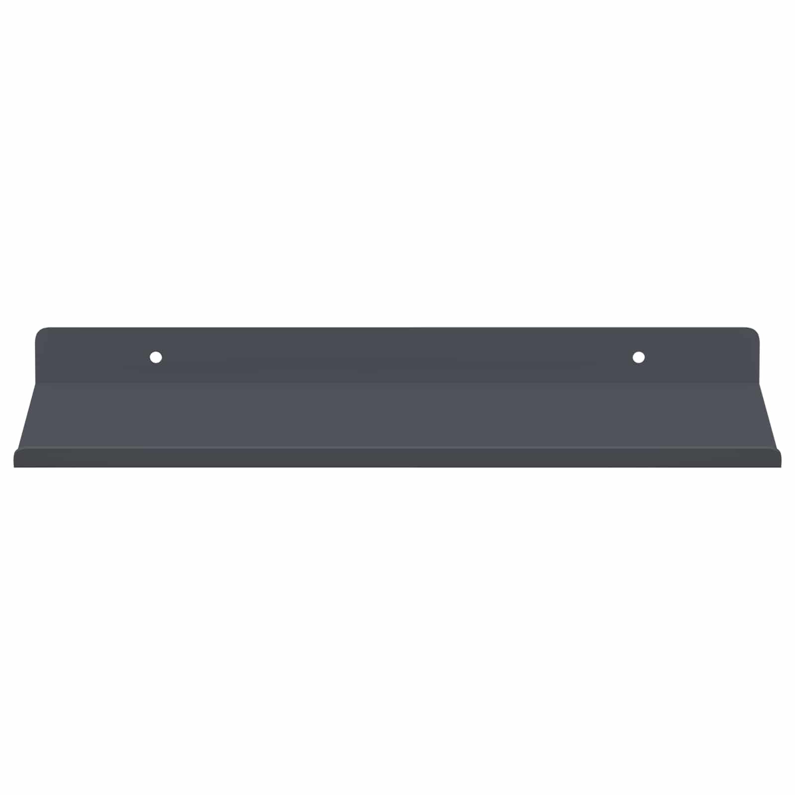 Vegghylle med hylle 4 pcs Antrasitt 30 x 18 x 2,5 cm vidaXL