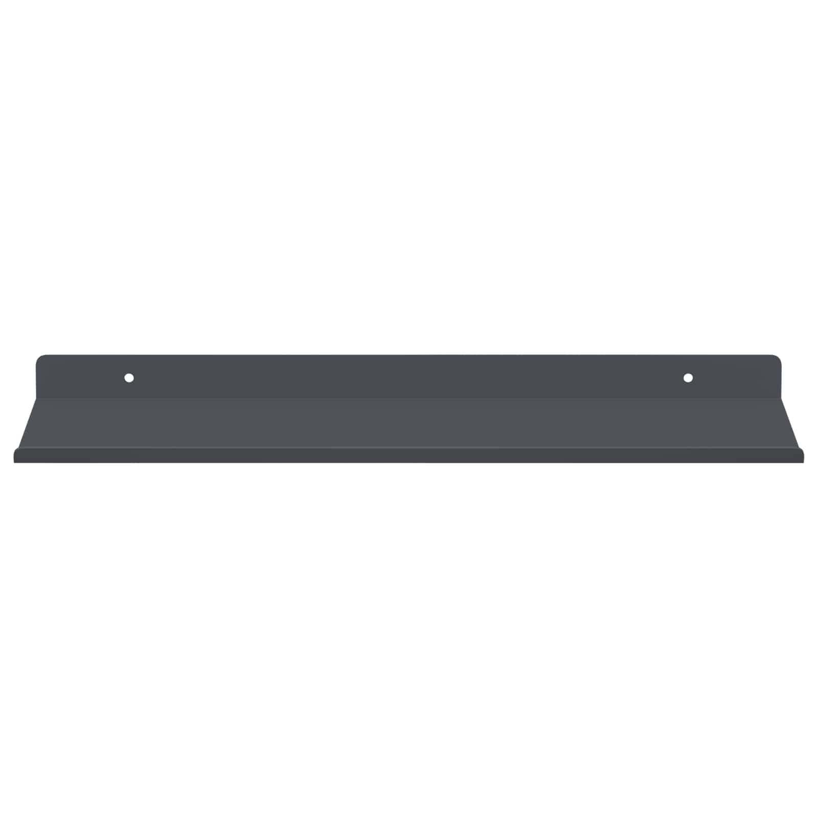 Vegghylle med hylle 4 pcs Antrasitt 40 x 18 x 2,5 cm vidaXL
