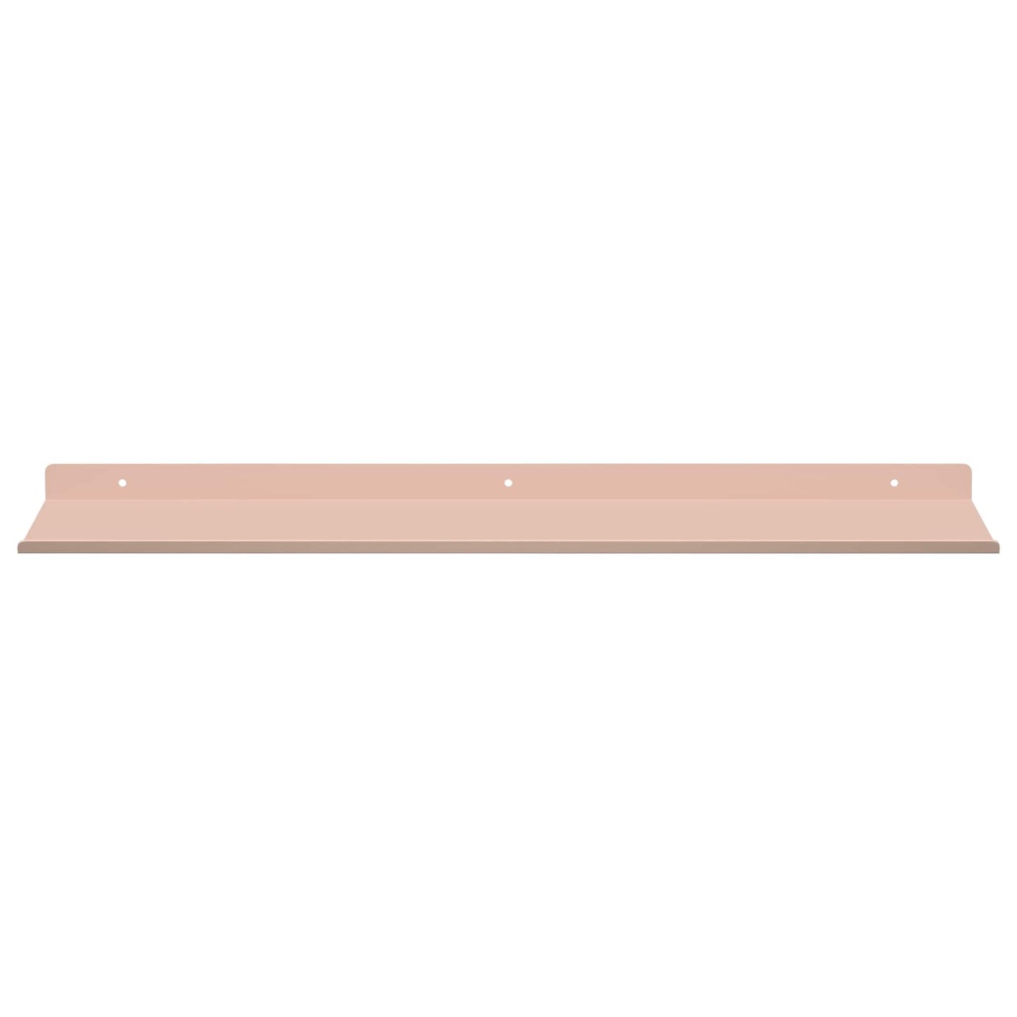 Vegghylle med hylle Veggmontert 4 pcs Rosa 60 x 18 x 2,5 cm vidaXL