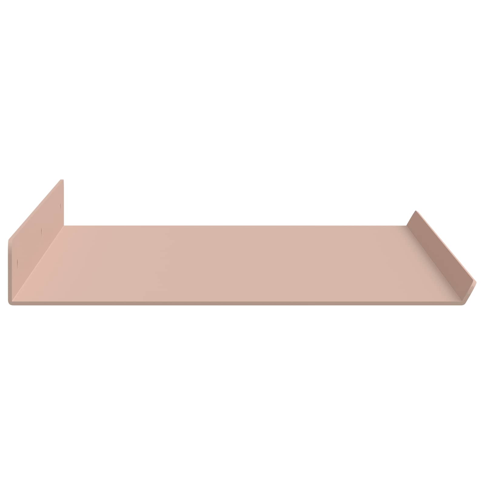 Vegghylle med hylle Veggmontert 4 pcs Rosa 60 x 18 x 2,5 cm vidaXL