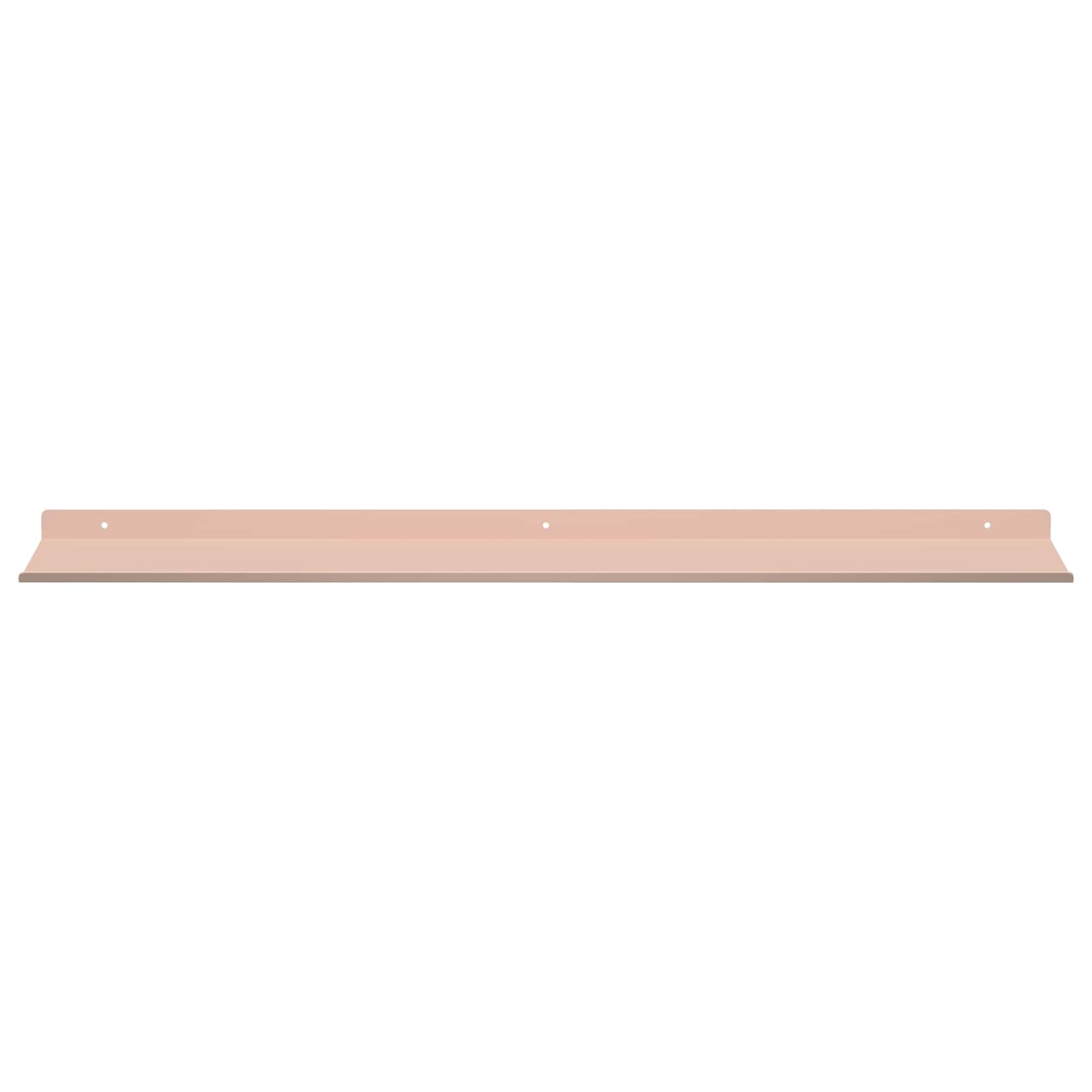 Vegghylle med hylle Veggmontert 4 pcs Rosa 80 x 18 x 2,5 cm vidaXL