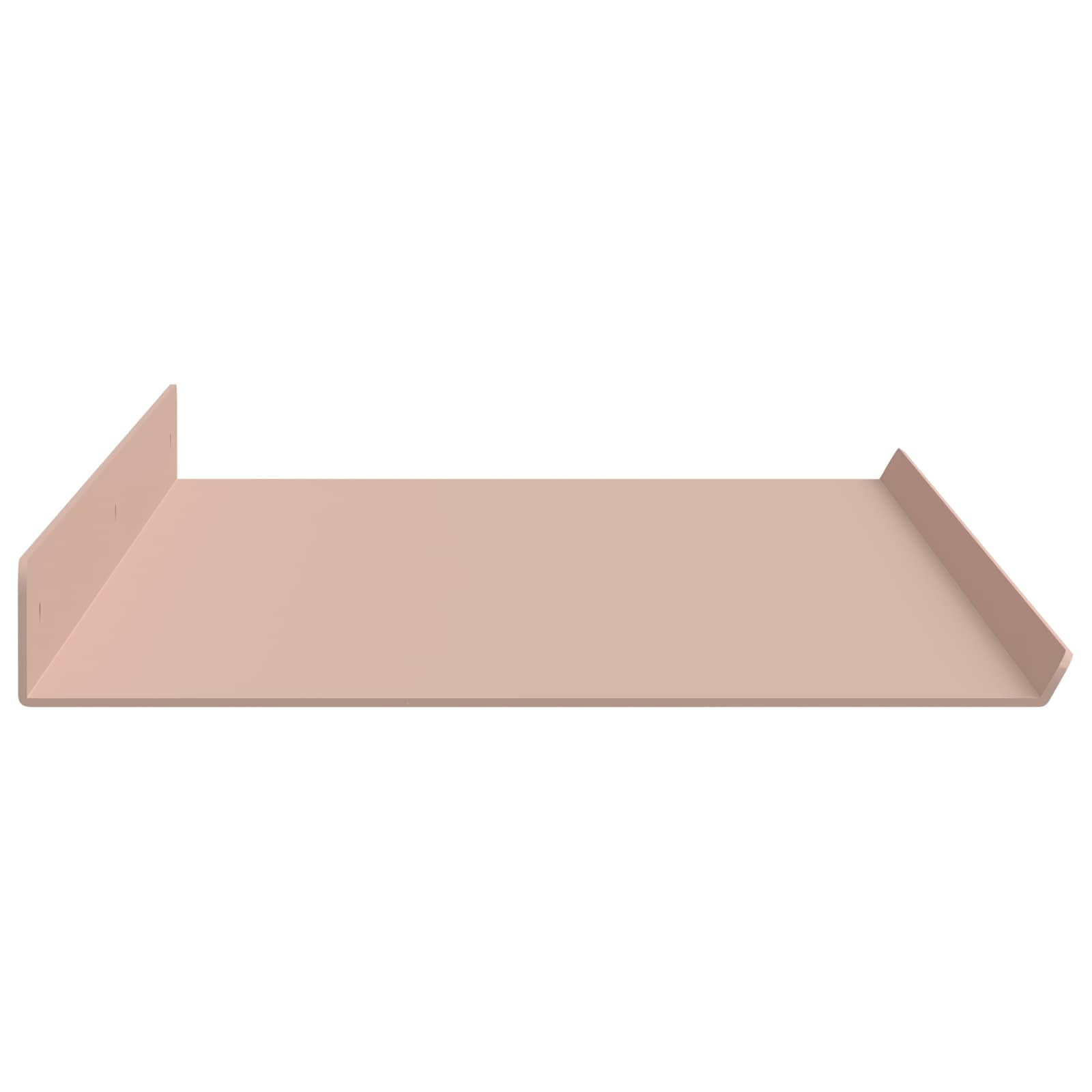 Vegghylle med hylle Veggmontert 4 pcs Rosa 80 x 18 x 2,5 cm vidaXL