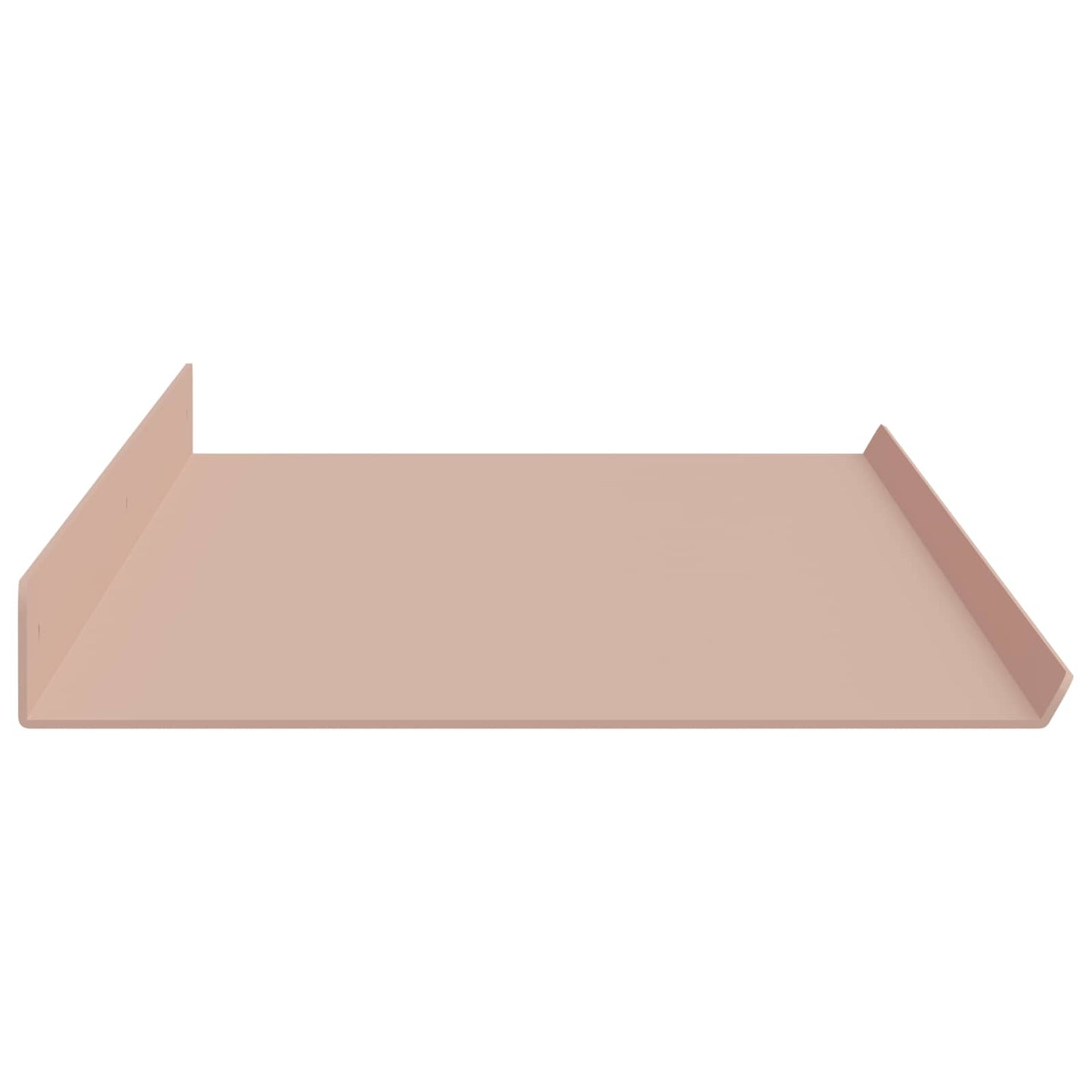 Vegghylle med hylle Veggmontert 4 pcs Rosa 100 x 18 x 2,5 cm vidaXL