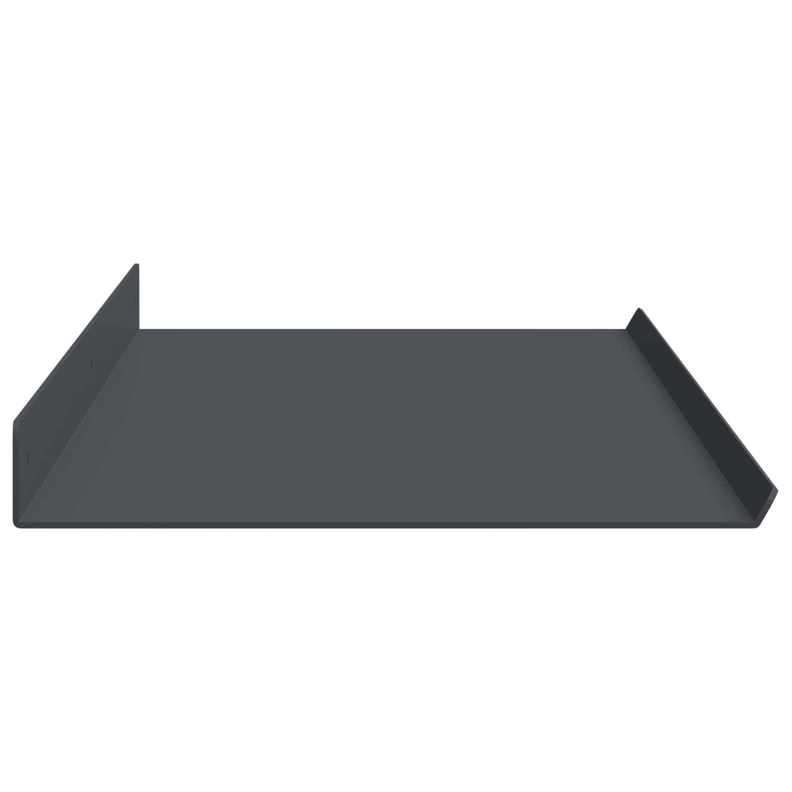Vegghylle med hylle 4 pcs Antrasitt 100 x 18 x 2,5 cm vidaXL