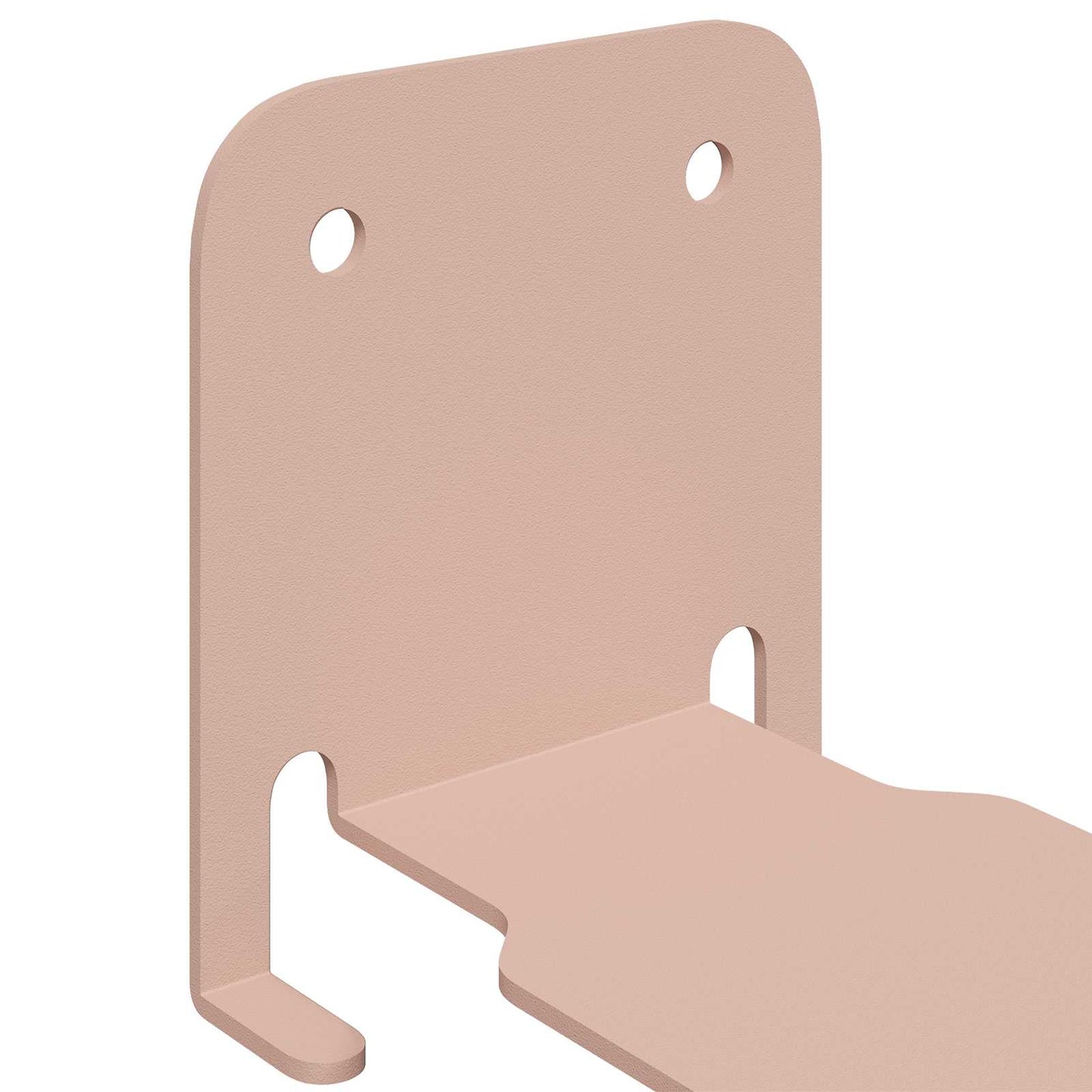 Flytende hylle med hylle 8 pcs Rosa 6 x 10,8 x 6,6 cm