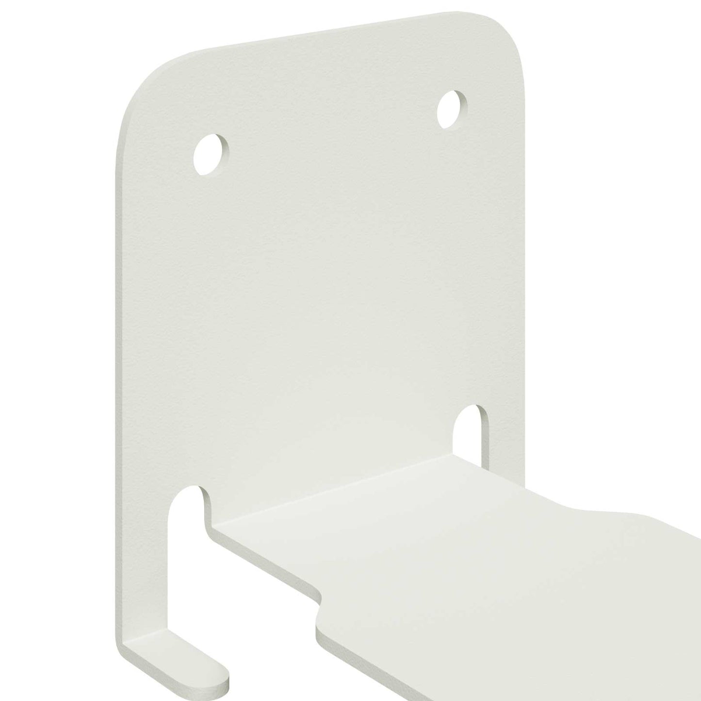 Flytende hylle med hylle 4 pcs Hvit 6 x 10,8 x 6,6 cm