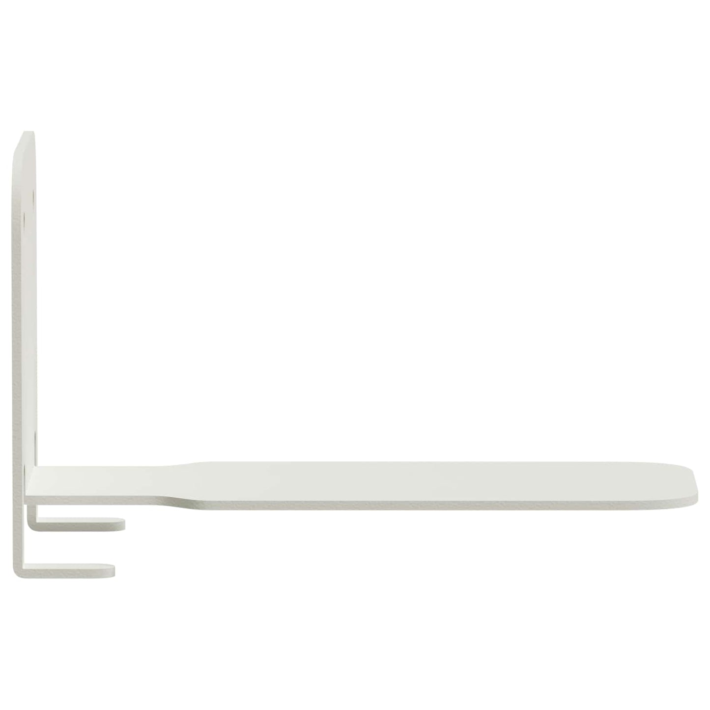 Flytende hylle med hylle 4 pcs Hvit 6 x 10,8 x 6,6 cm