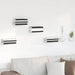Flytende hylle med hylle 24 pcs Hvit 6 x 10,8 x 6,6 cm