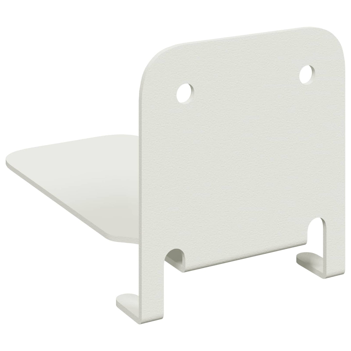 Flytende hylle med hylle 24 pcs Hvit 6 x 10,8 x 6,6 cm
