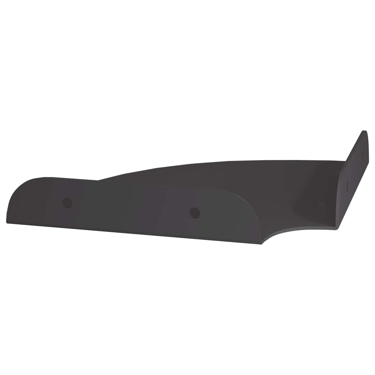 Flytende hylle med hylle med lagring 4 pcs Svart 15 x 15 x 2 cm