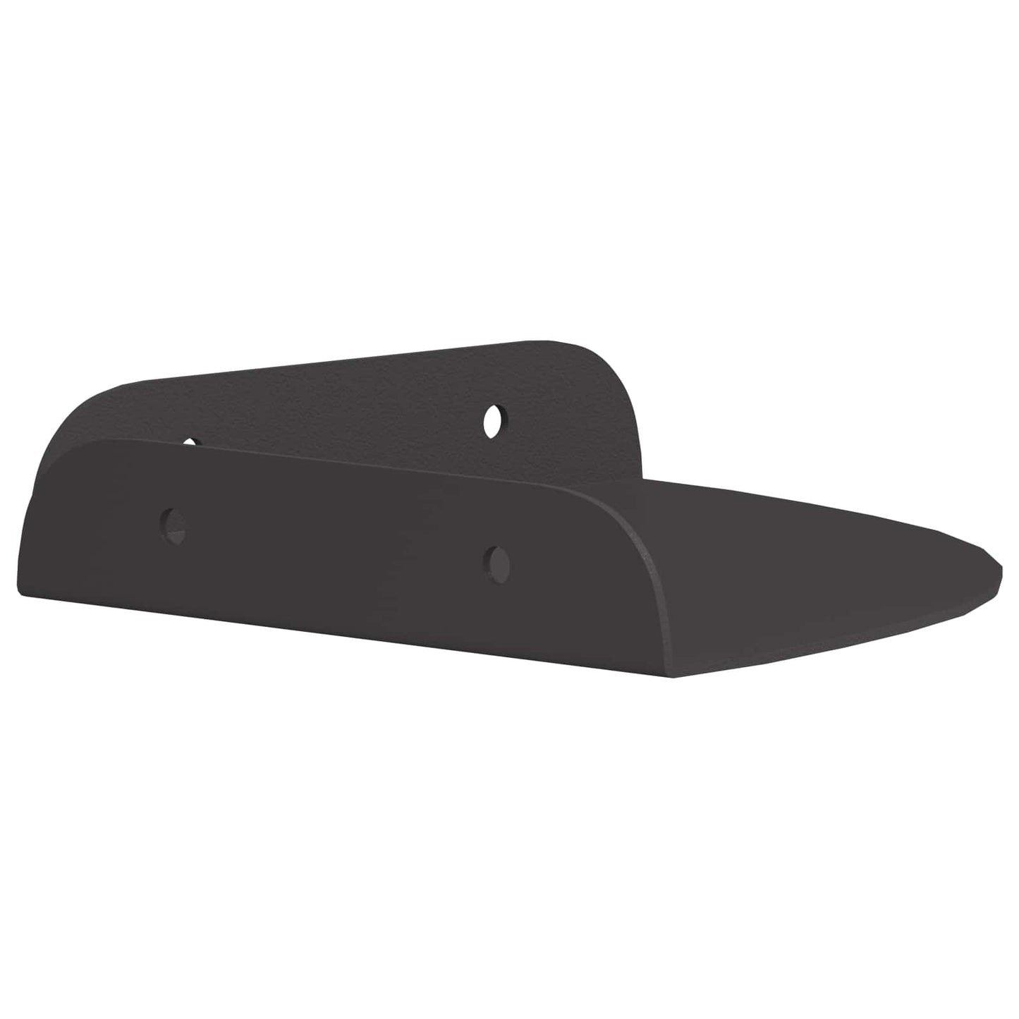 Flytende hylle med hylle med lagring 4 pcs Svart 15 x 15 x 2 cm