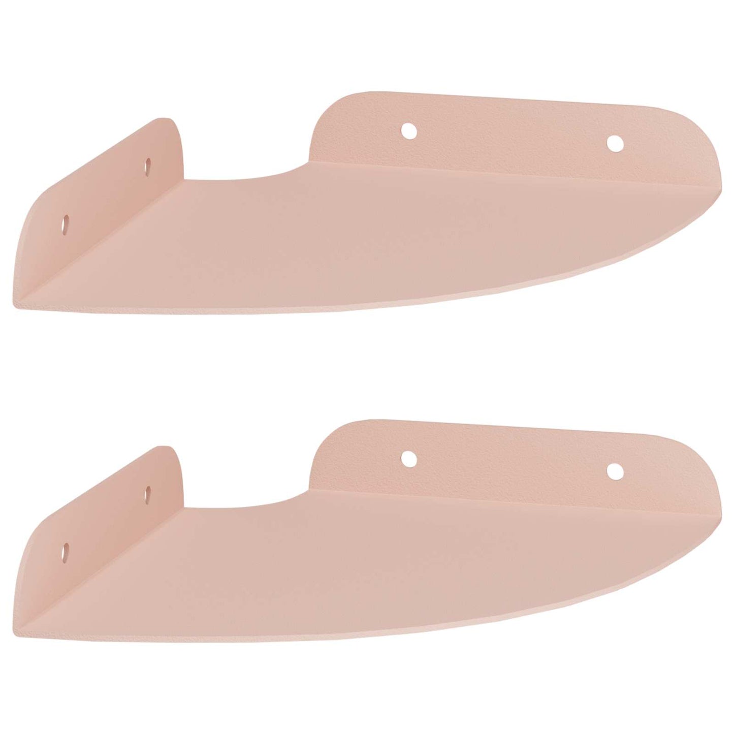 Flytende hylle med hylle med lagring 2 pcs Rosa 15 x 15 x 2 cm