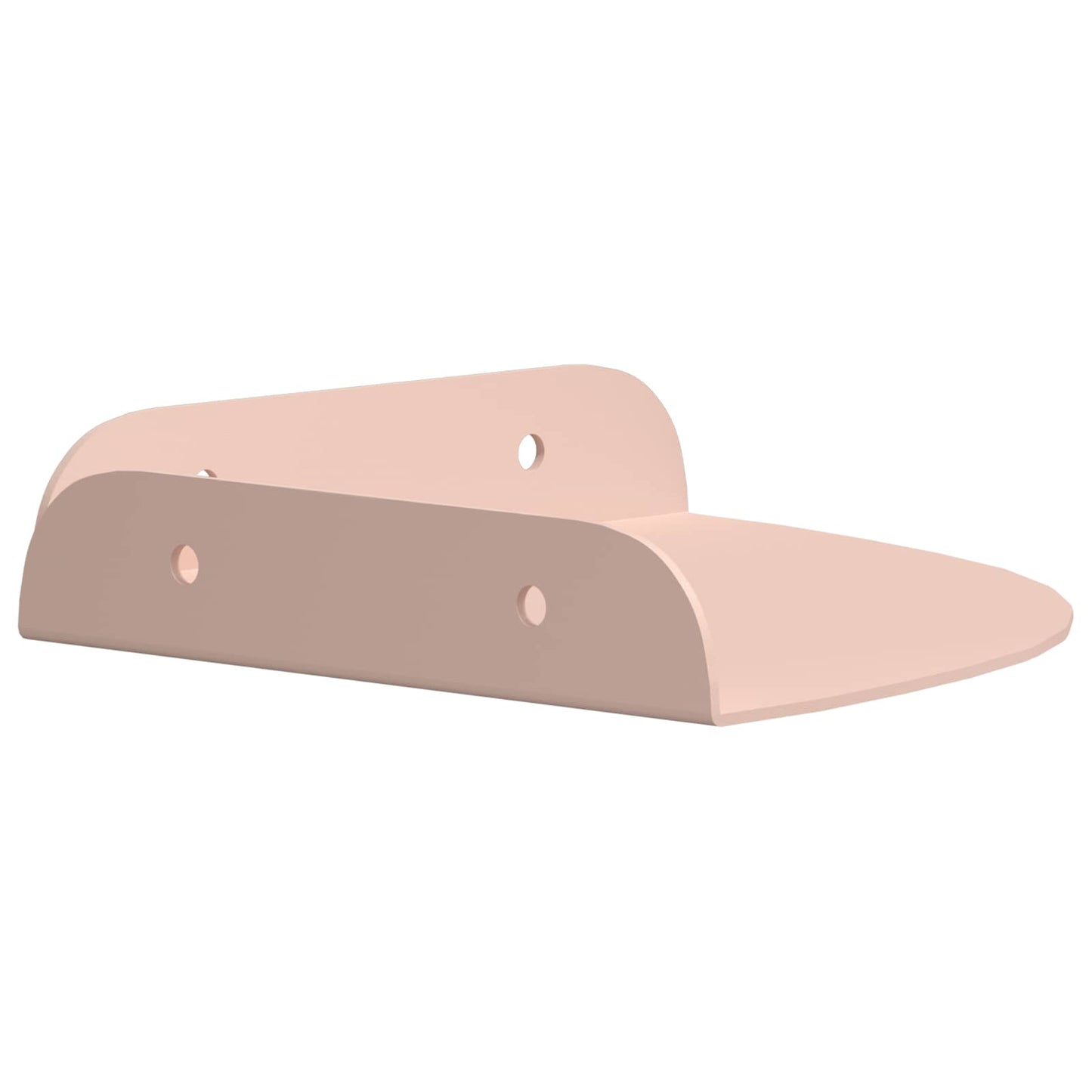 Flytende hylle med hylle med lagring 2 pcs Rosa 15 x 15 x 2 cm