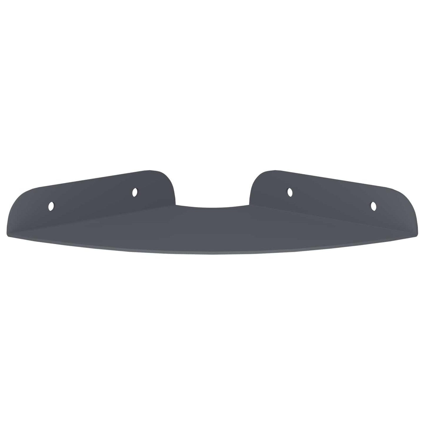 Flytende hylle med hylle 2 pcs Antrasitt 15 x 15 x 2 cm
