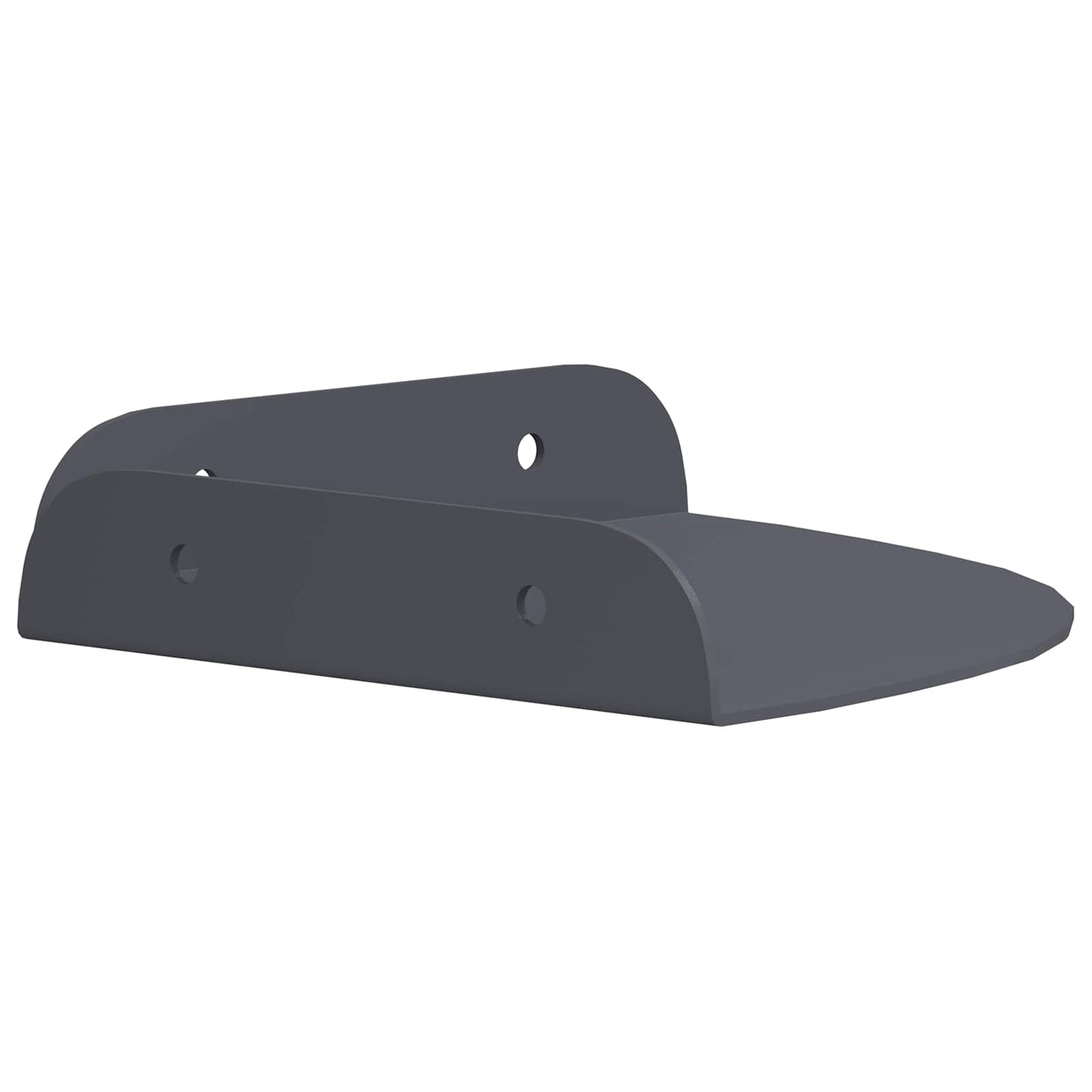 Flytende hylle med hylle 4 pcs Antrasitt 15 x 15 x 2 cm