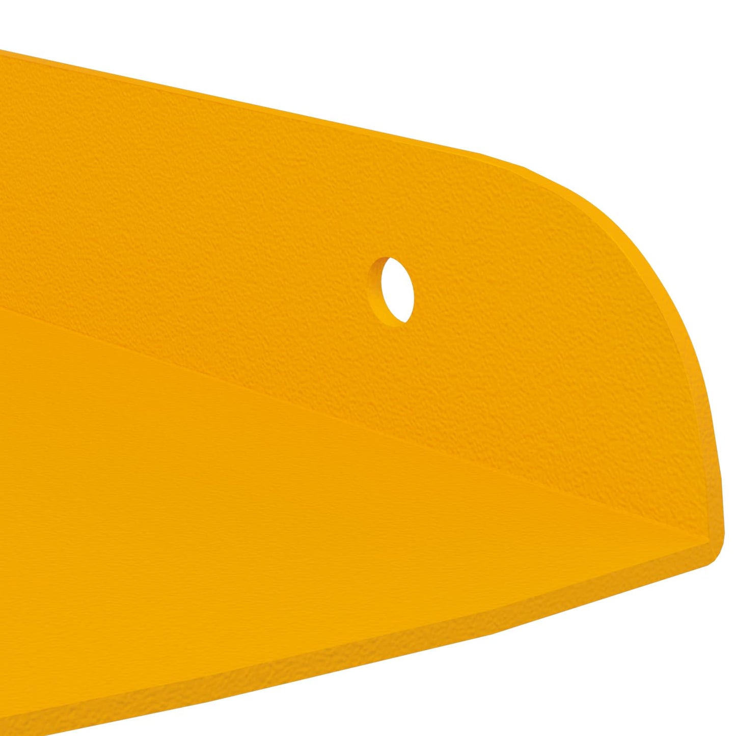 Flytende hylle med hylle 4 pcs Sennepsgul 15 x 15 x 2 cm