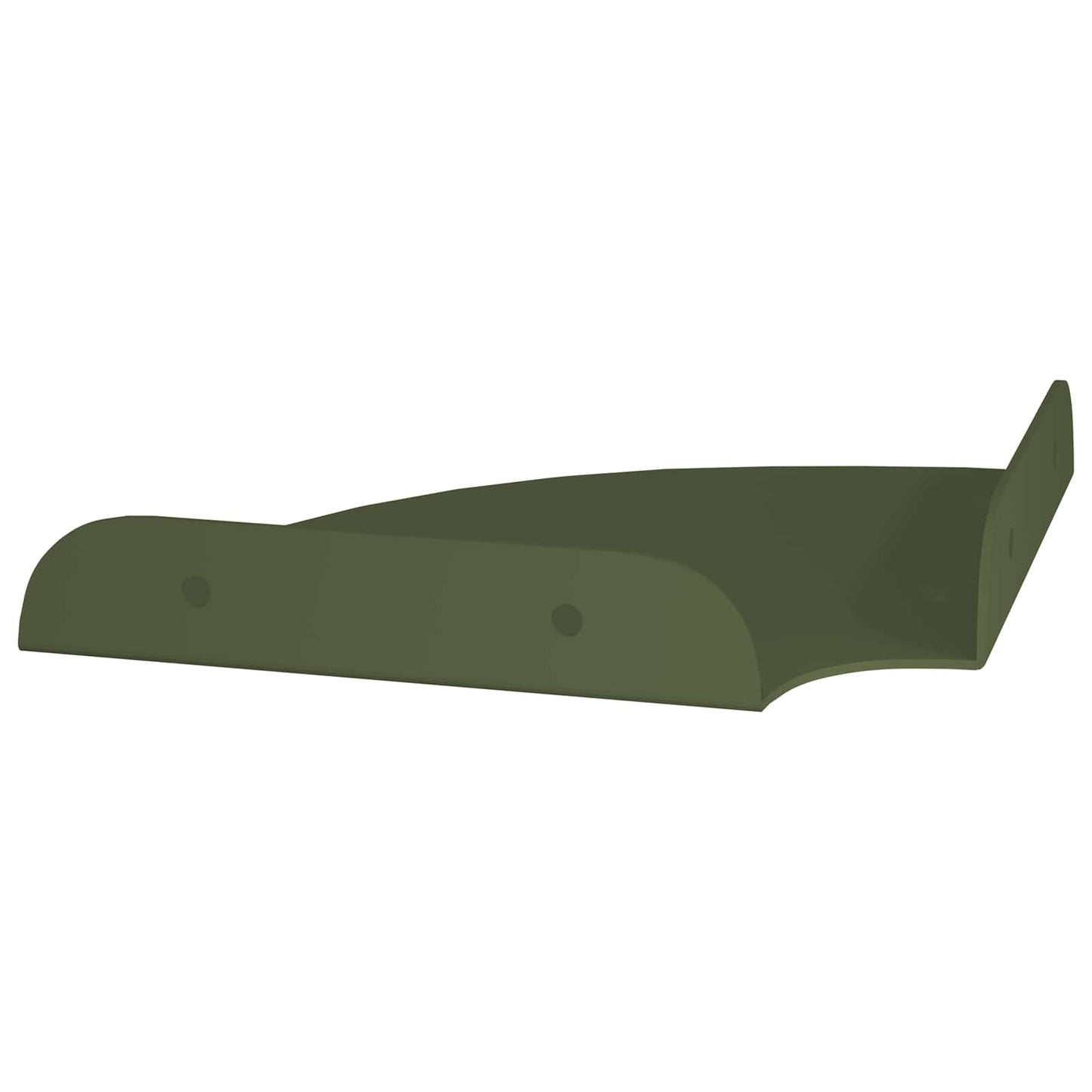 Flytende hylle med hylle 4 pcs Olivengrønn 15 x 15 x 2 cm