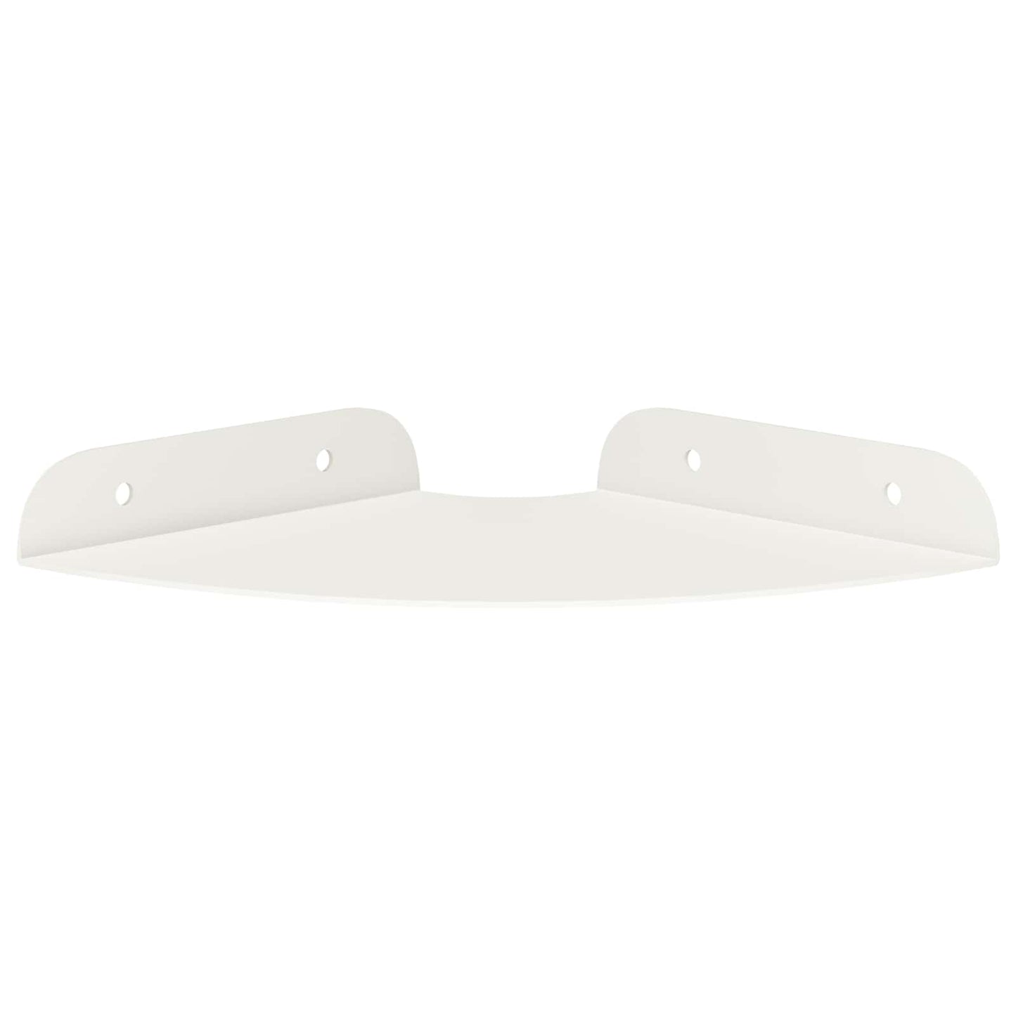 Flytende hylle med hylle med lagring 4 pcs Hvit 15 x 15 x 2 cm