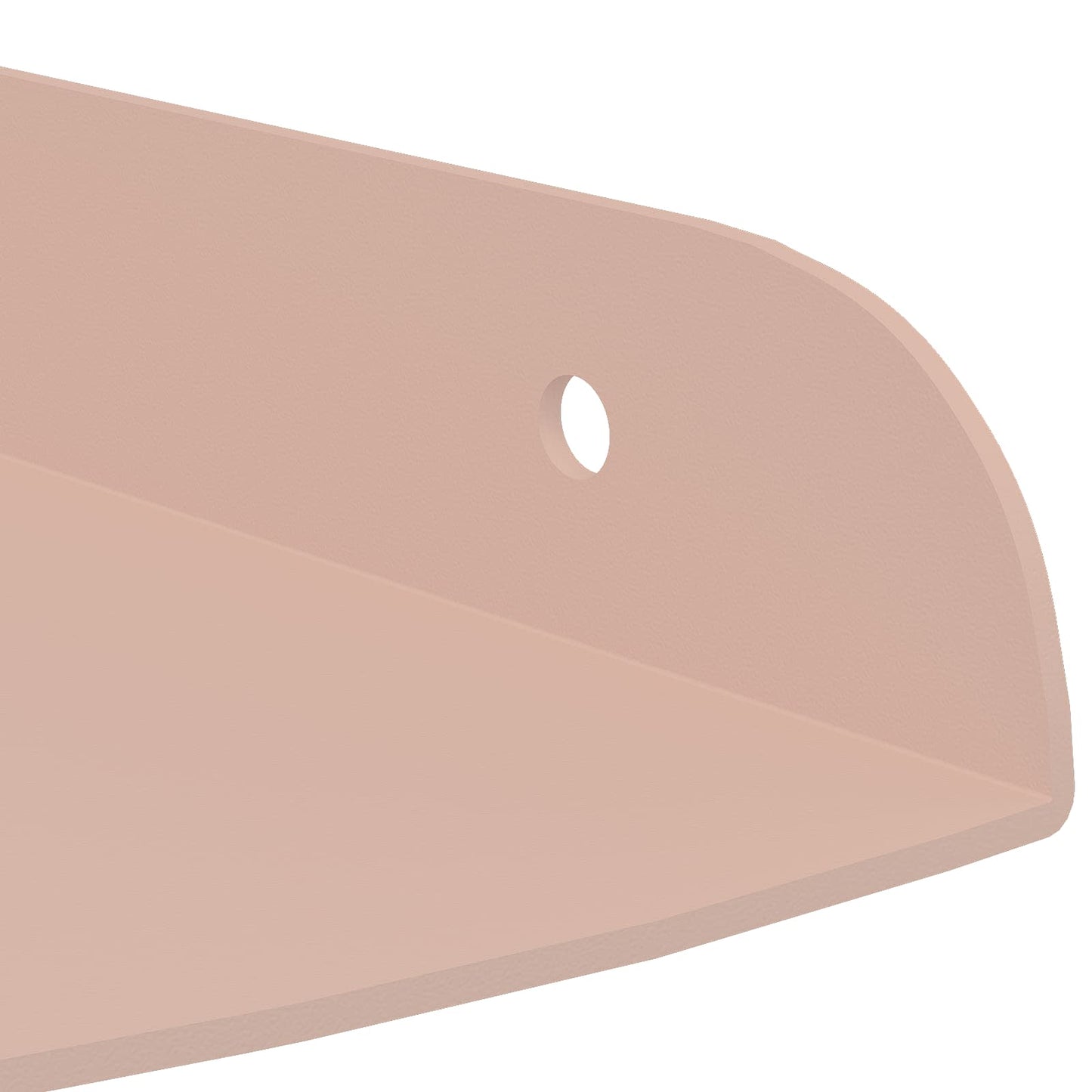 Flytende hylle med hylle med lagring 4 pcs Rosa 18 x 18 x 2 cm