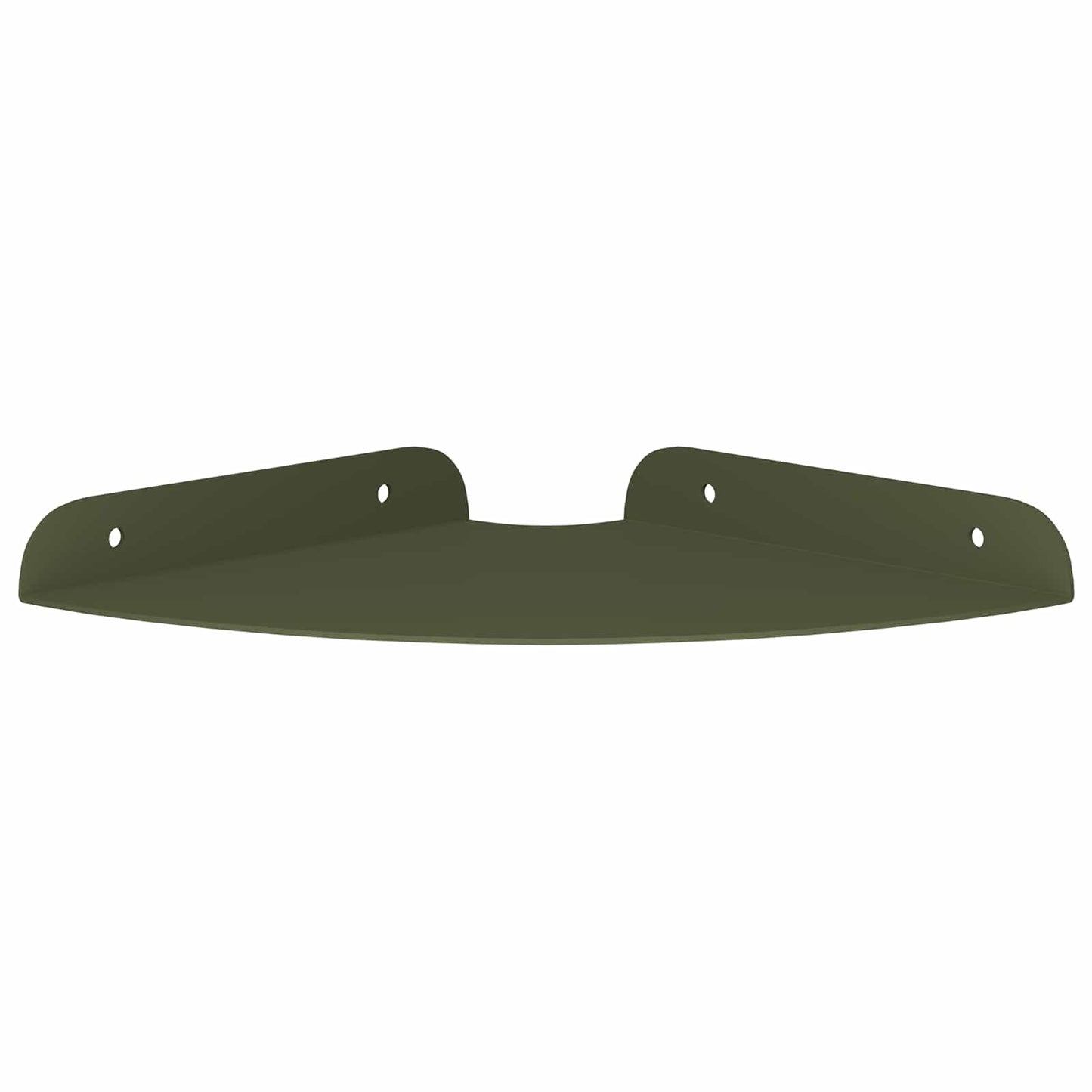 Flytende hylle med hylle 4 pcs Olivengrønn 18 x 18 x 2 cm