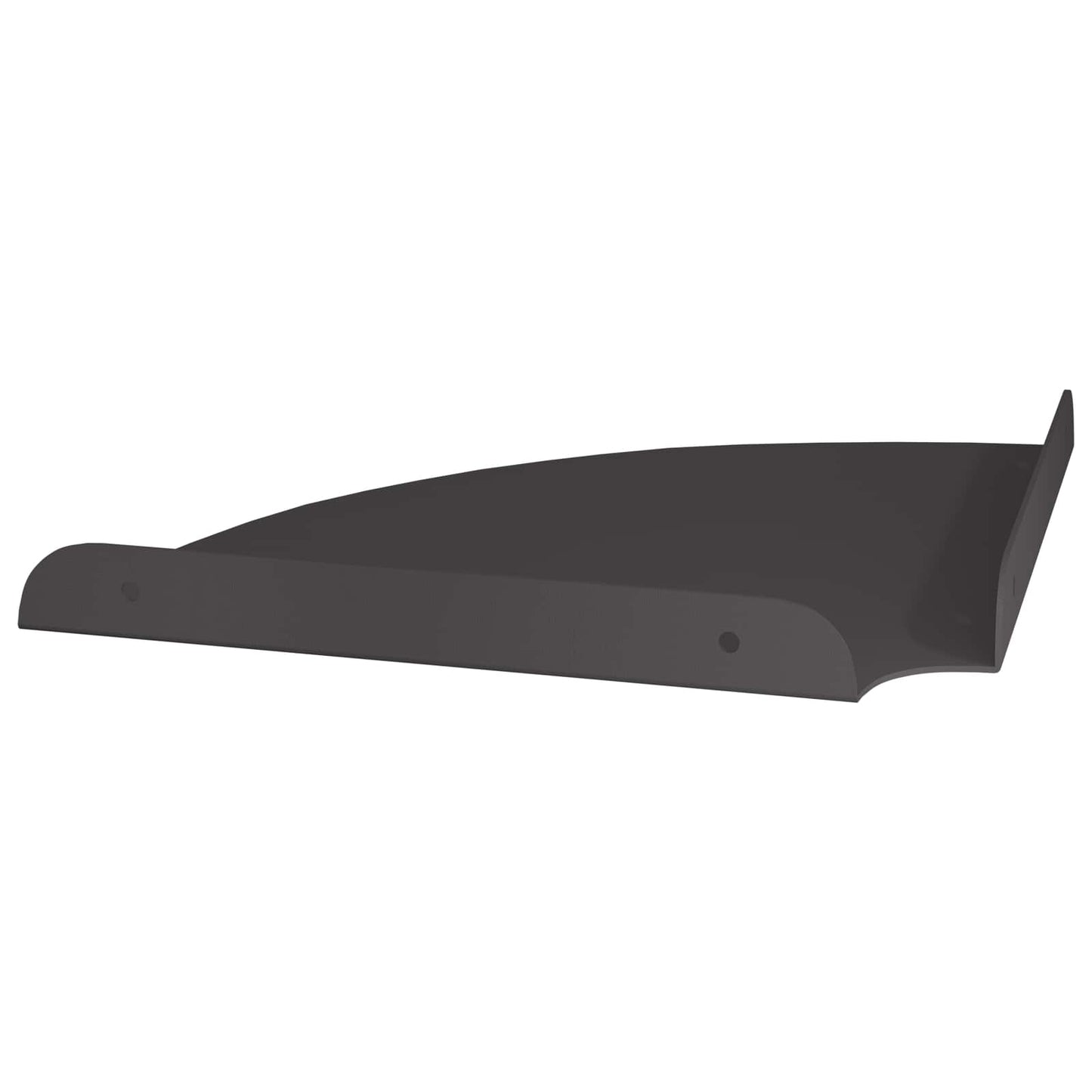 Hjørne Flytende Hylle med hylle 2 pcs Svart 24 x 24 x 2 cm