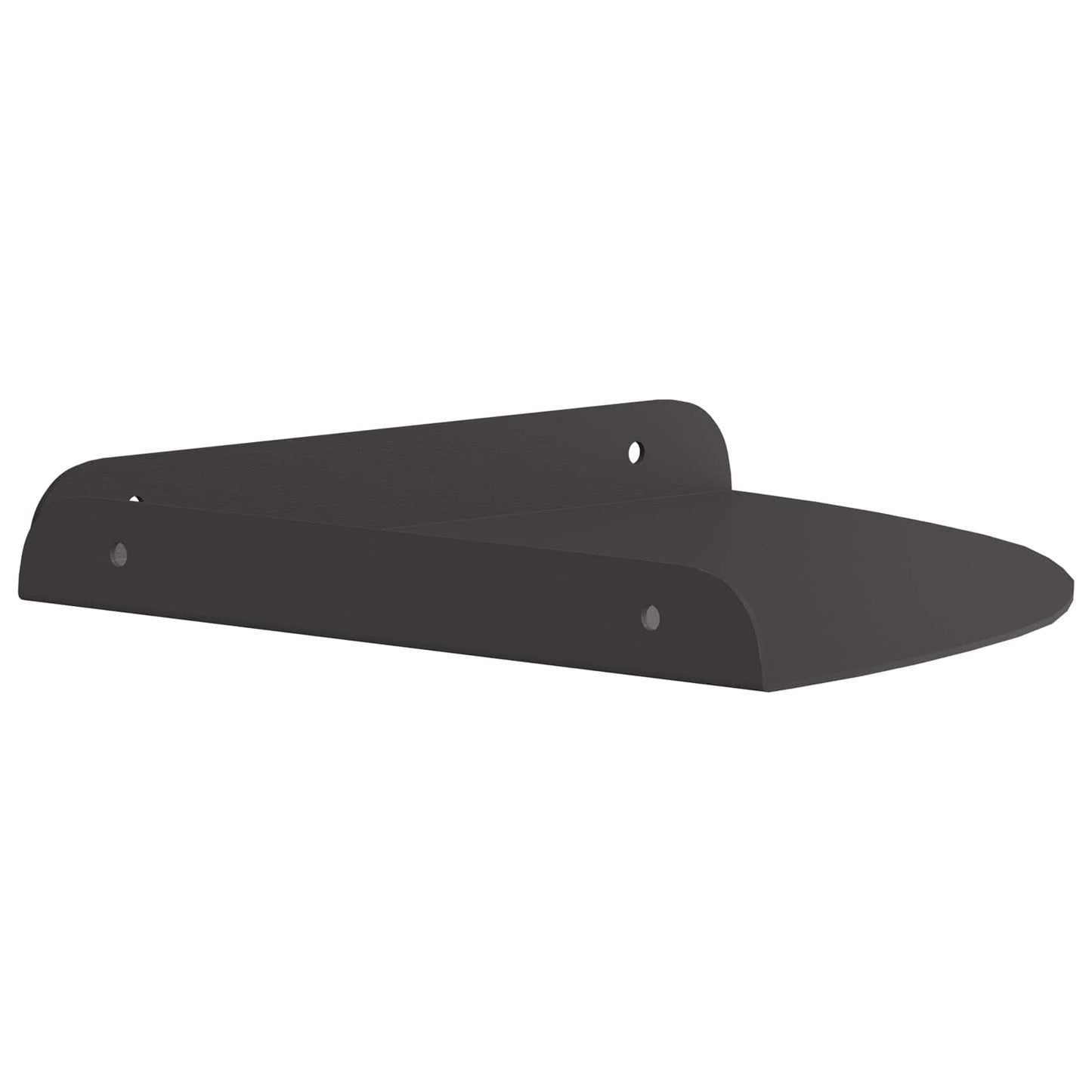 Hjørne Flytende Hylle med hylle 2 pcs Svart 24 x 24 x 2 cm