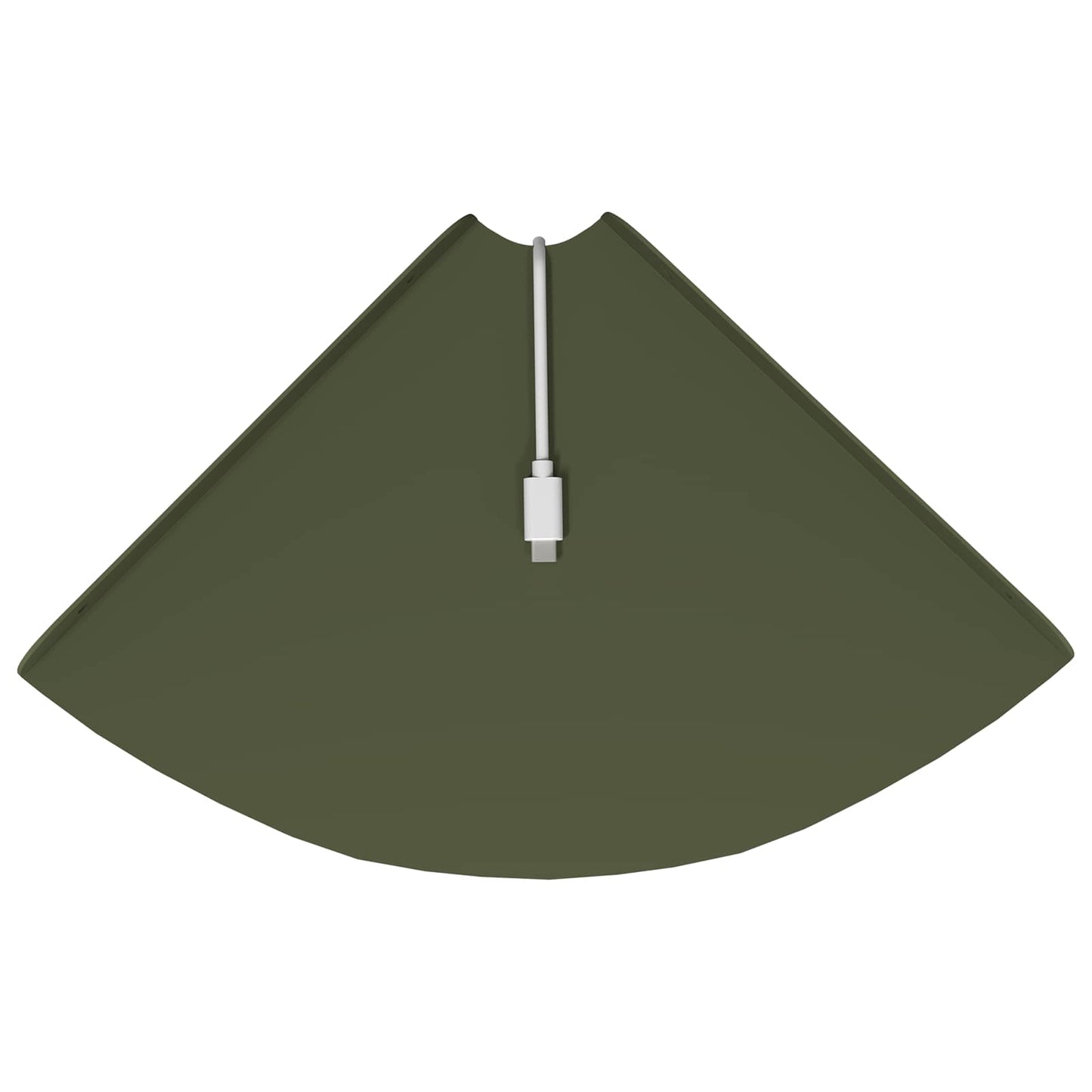 Flytende hylle med hylle 4 pcs Olivengrønn 24 x 24 x 2 cm