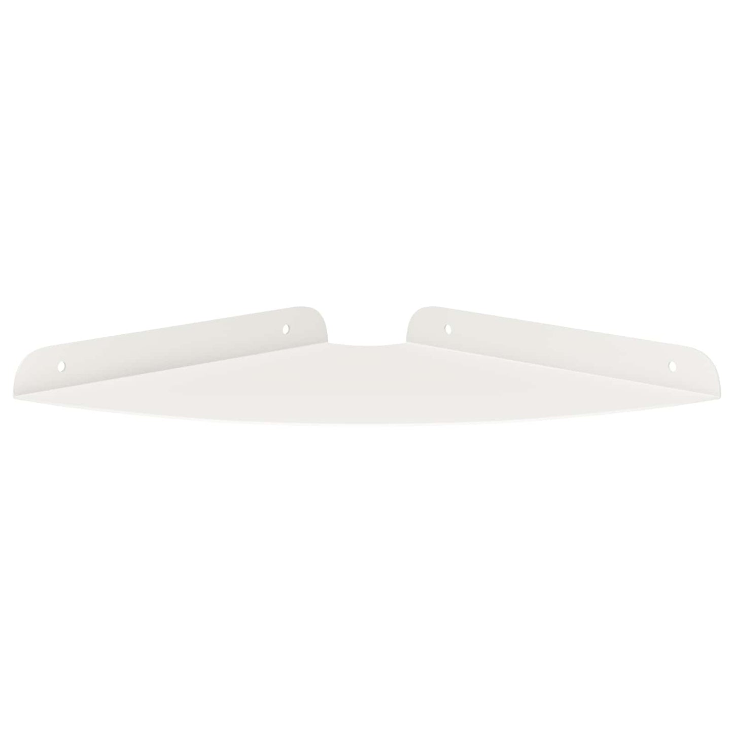 Flytende hylle med hylle med lagring 4 pcs Hvit 24 x 24 x 2 cm