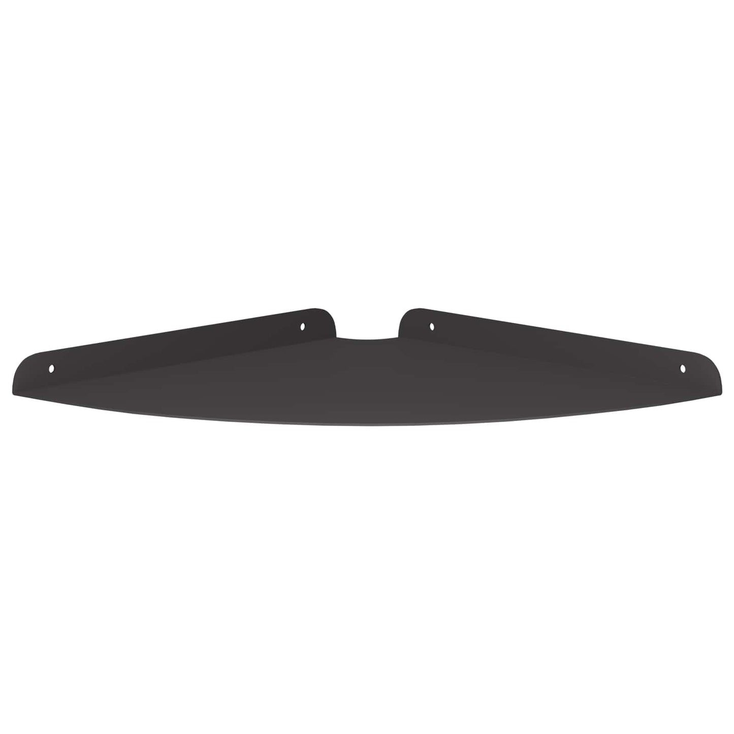 Hjørne Flytende Hylle med hylle 2 pcs Svart 30 x 30 x 2 cm