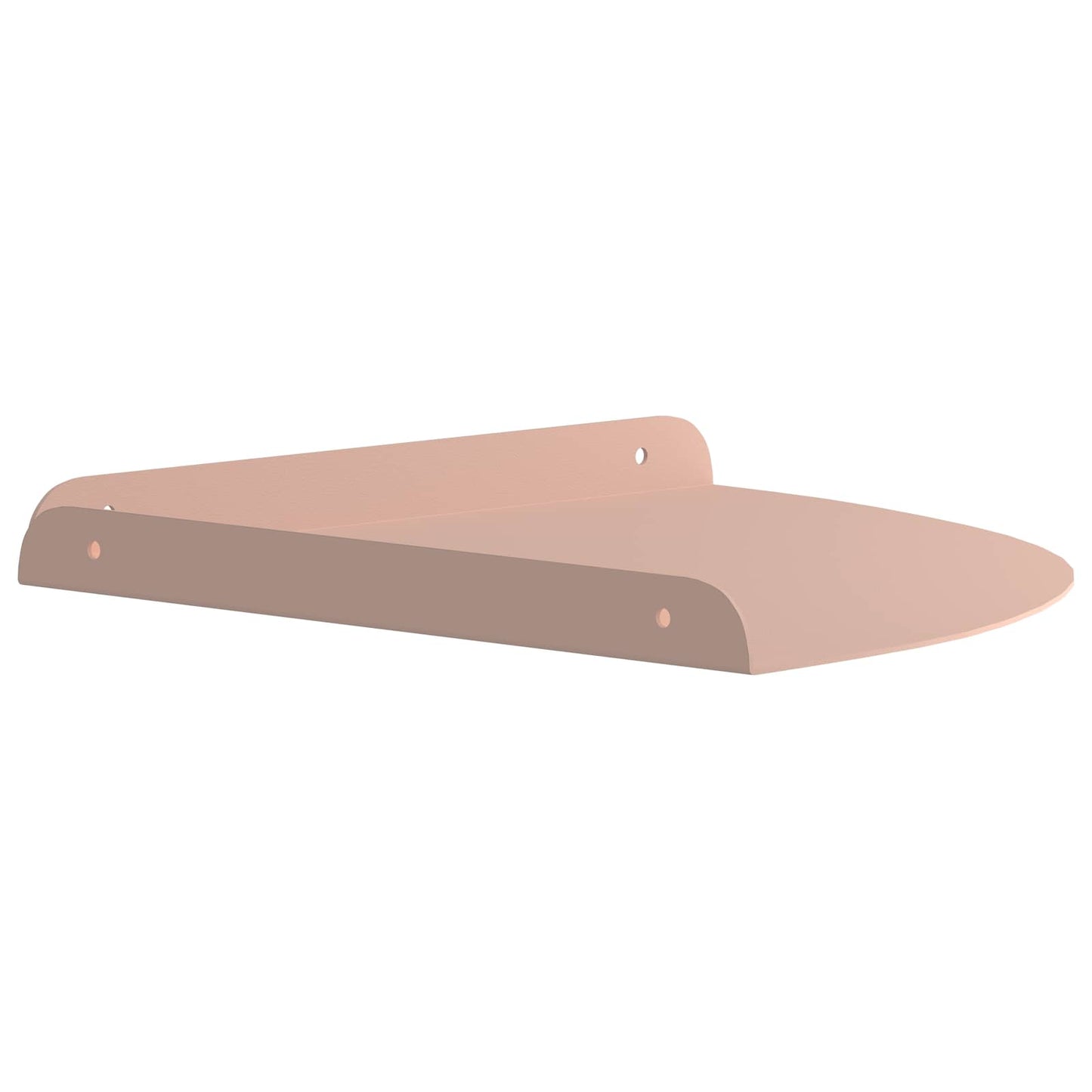 Flytende hylle med hylle med lagring 2 pcs Rosa 30 x 30 x 2 cm
