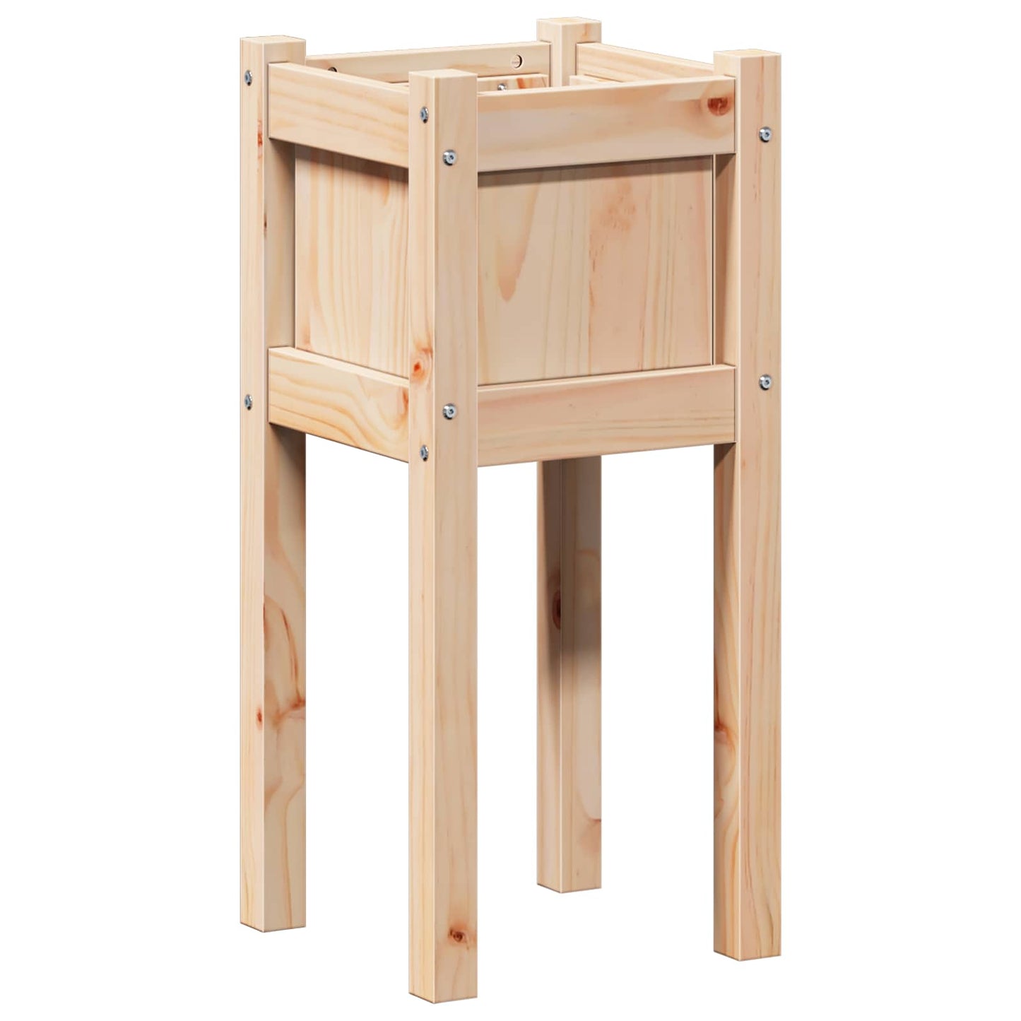 Hageblomsterpotte Natur 31 x 31 x 70 cm Massiv furu