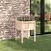 Hageblomsterpotte Natur 50 x 50 x 70 cm Massiv furu